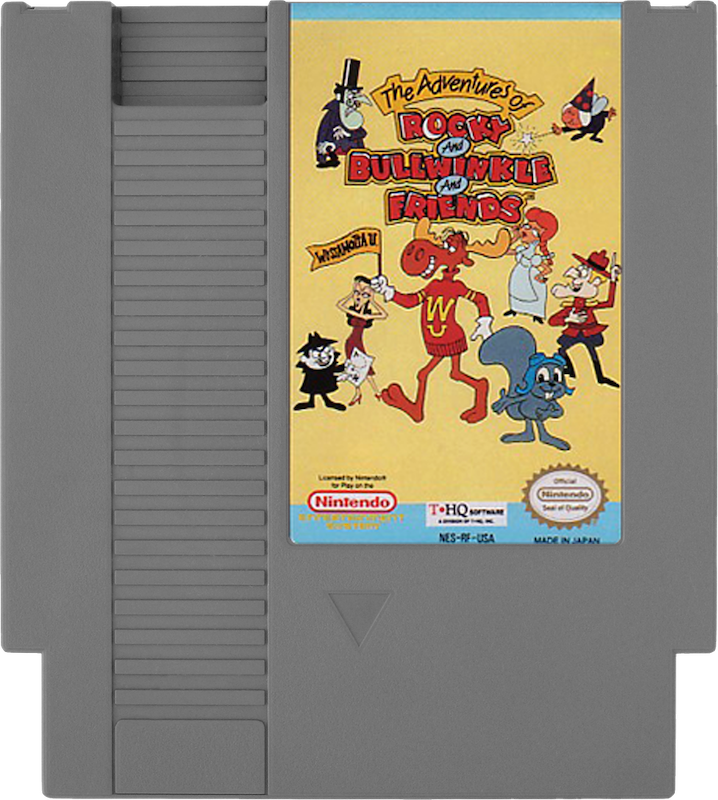 The Adventures of Rocky and Bullwinkle and Friends - Nintendo NES