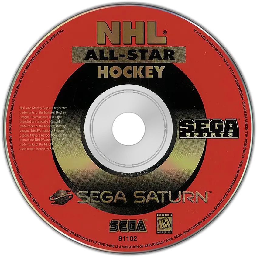 NHL All-Star Hockey - Sega Saturn