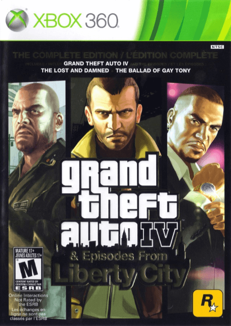 Grand Theft Auto GTA IV: The Complete Edition- Microsoft Xbox 360