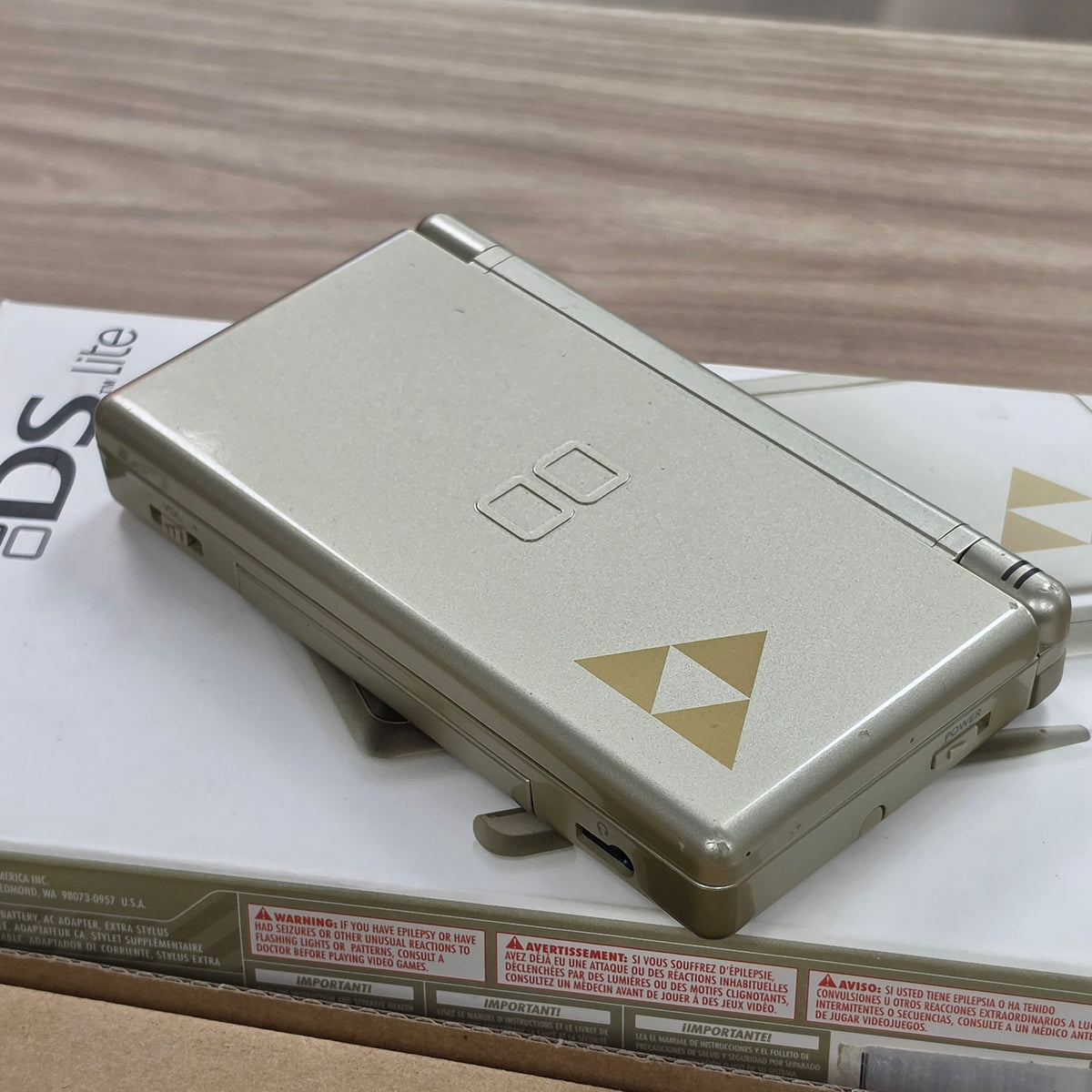 Nintendo DS Lite Zelda Handheld Console (CIB)