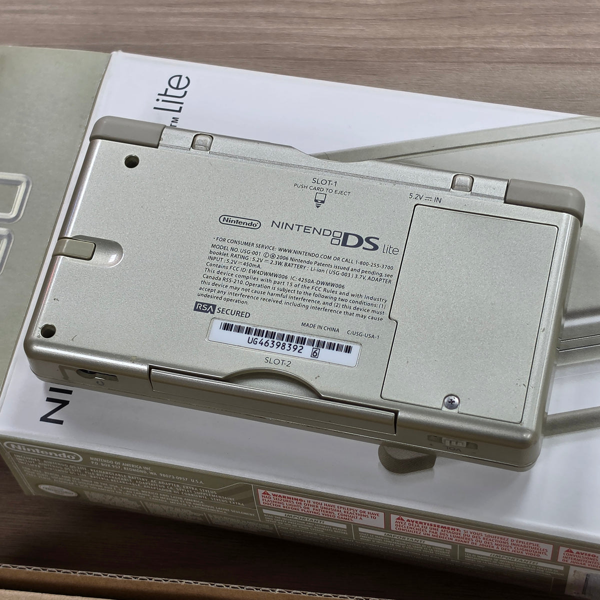 Nintendo DS Lite Zelda Handheld Console (CIB)