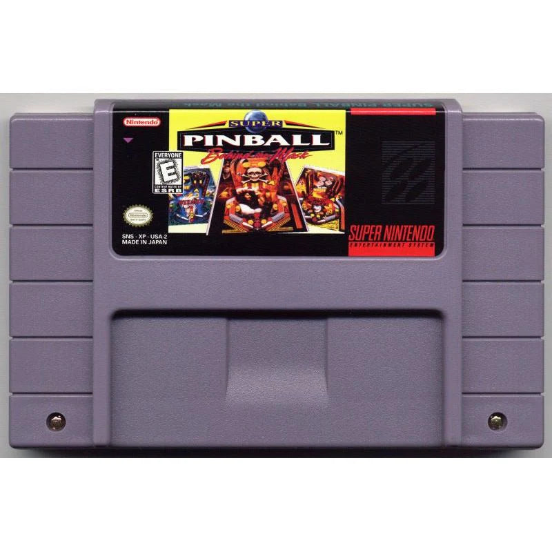 Super Pinball Behind the Mask - Nintendo SNES