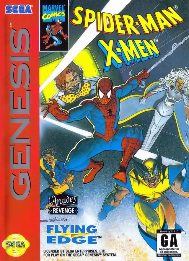 Spiderman X-Men Arcade's Revenge - Sega Genesis
