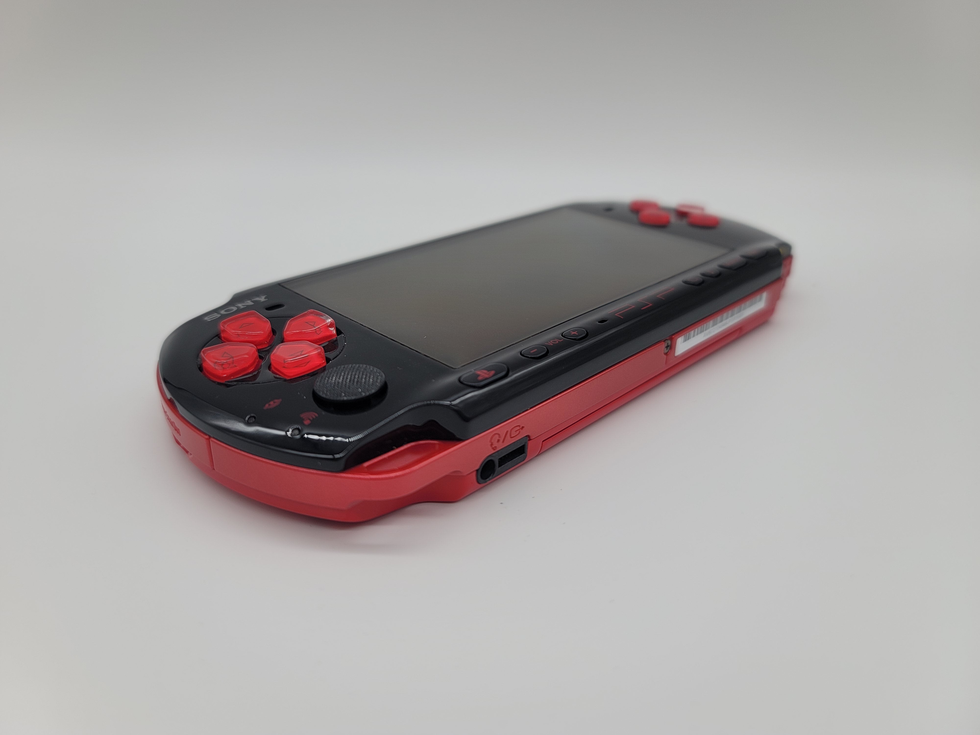 Sony PlayStation Portable PSP God of War Edition Black/Red Model 3000 With Game Handheld Console