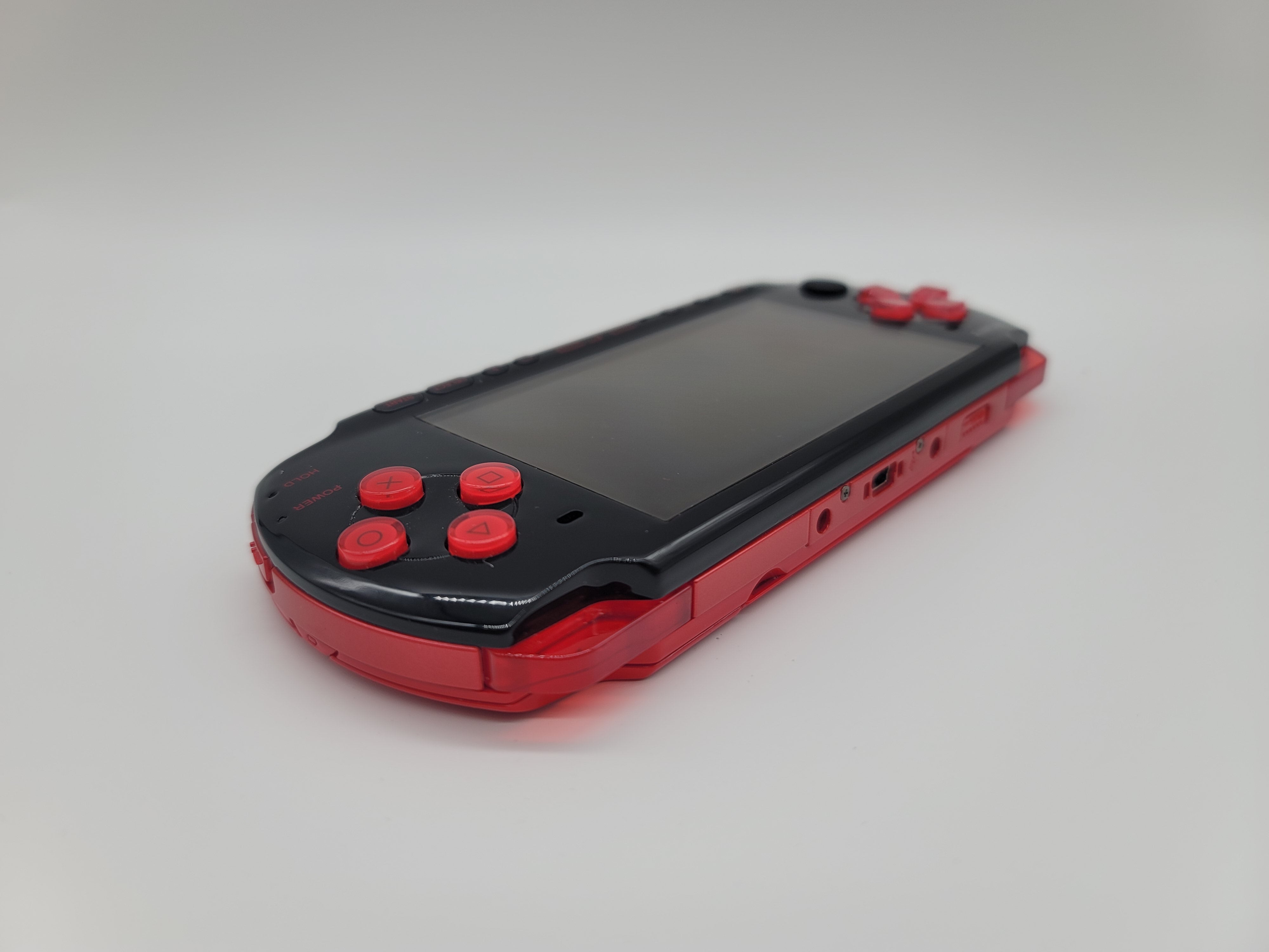 Sony PlayStation Portable PSP God of War Edition Black/Red Model 3000 With Game Handheld Console