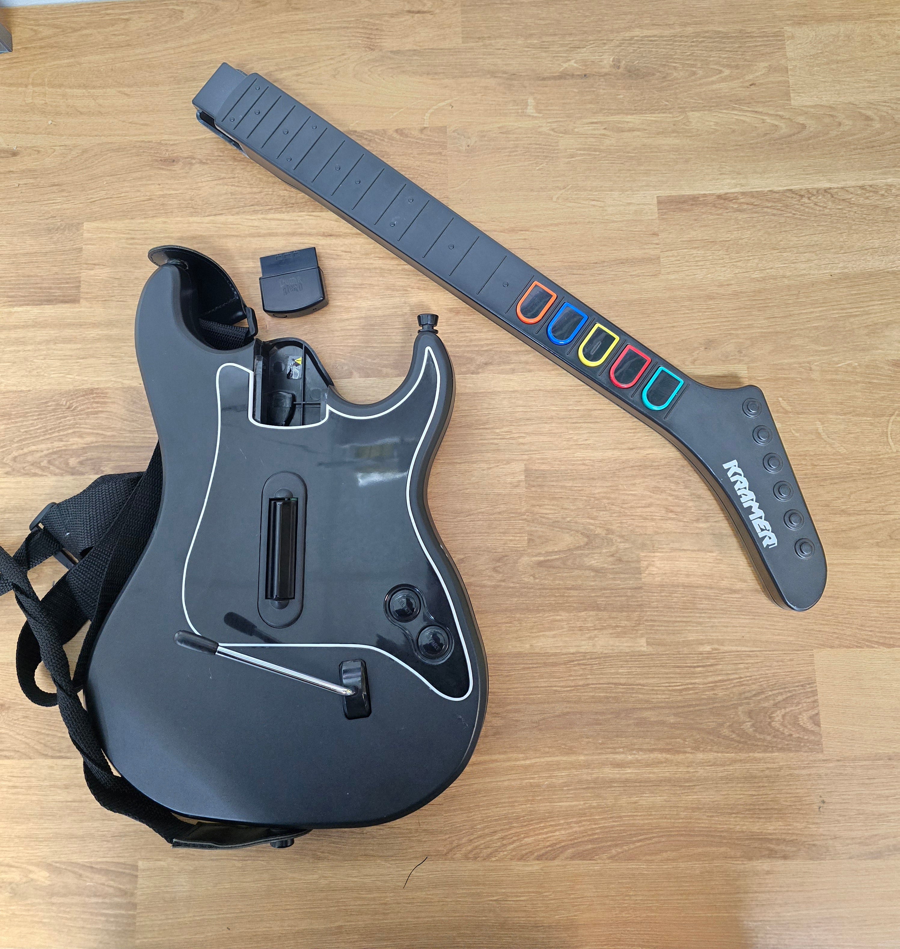 Guitar Hero Wireless Kramer Striker Guitar with Dongle Playstation 2 (PS2)