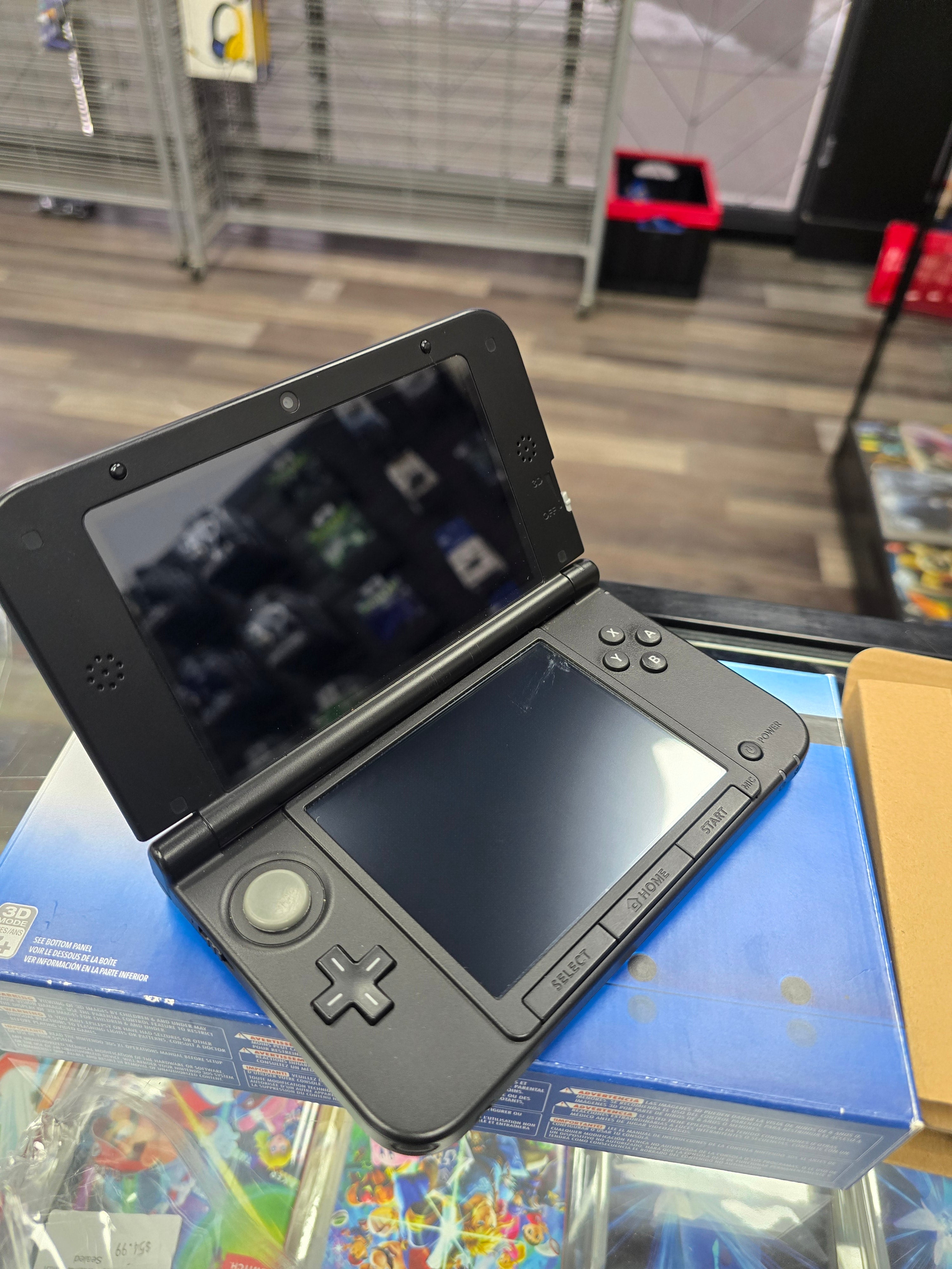 Nintendo 3DS XL Blue and Black Handheld Console