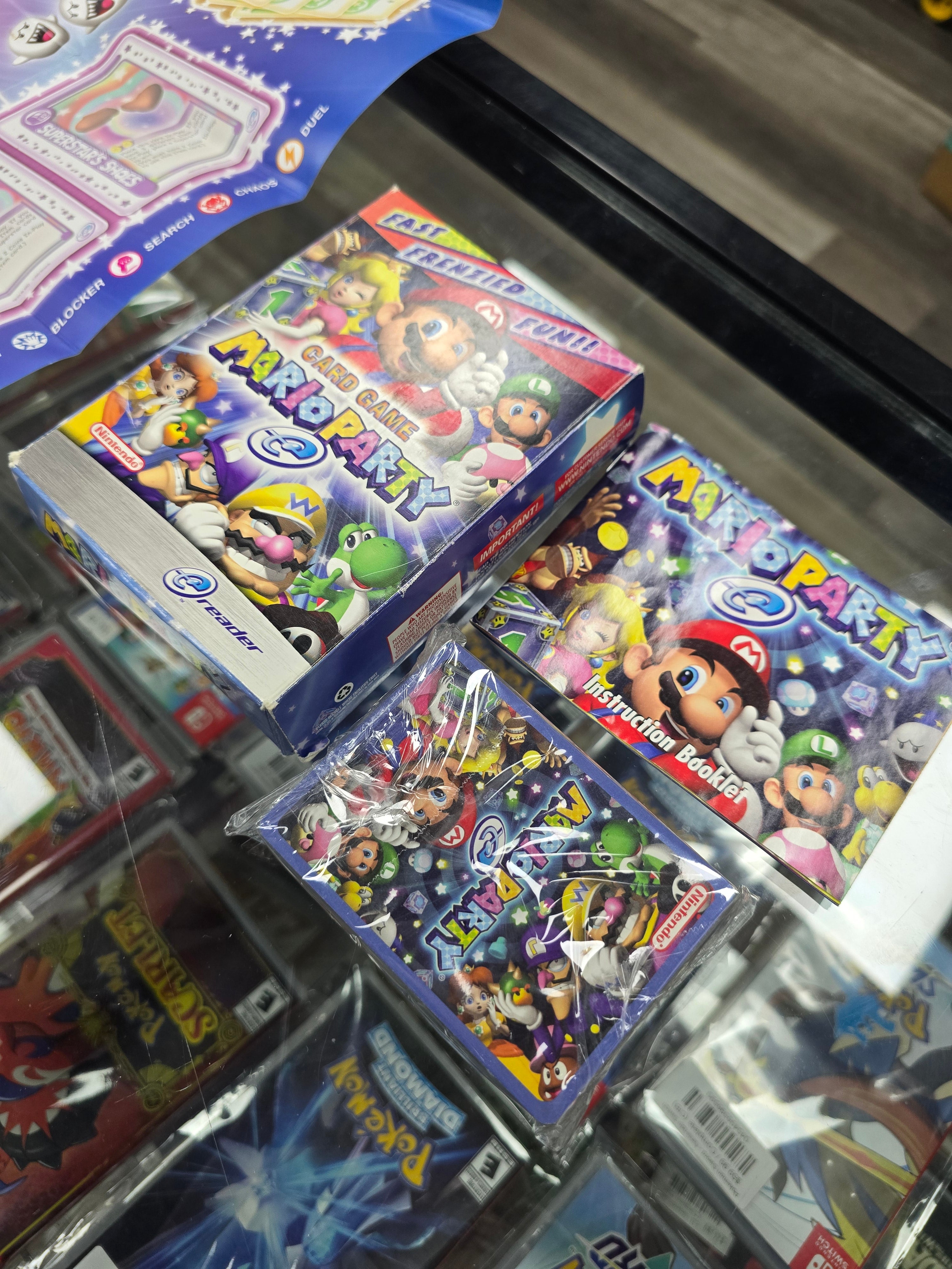 Mario Party e-Reader Card Game (Game Boy Advance GBA) Complete CIB