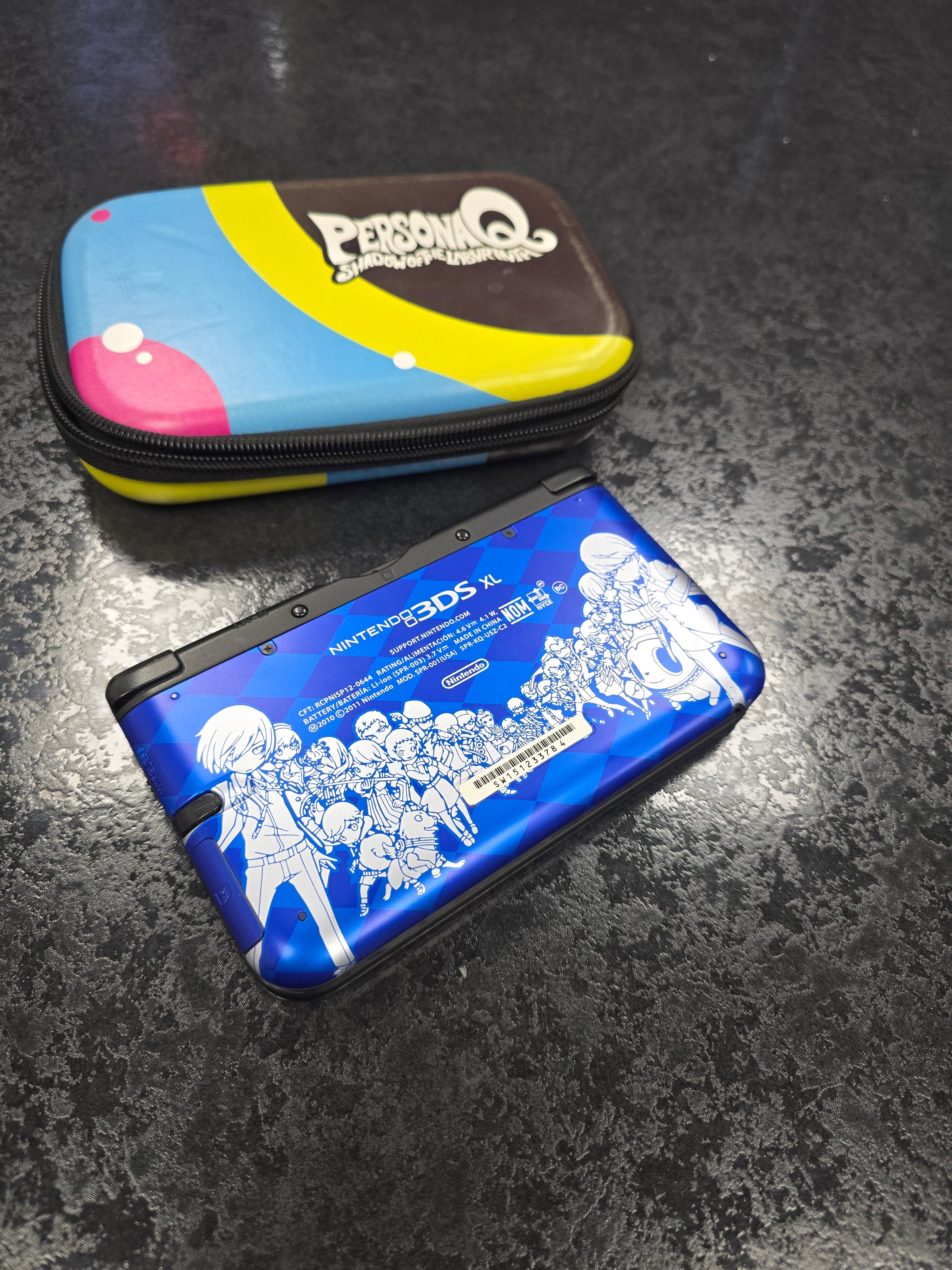 Nintendo 3DS XL Persona Q Edition US version with Matching Case