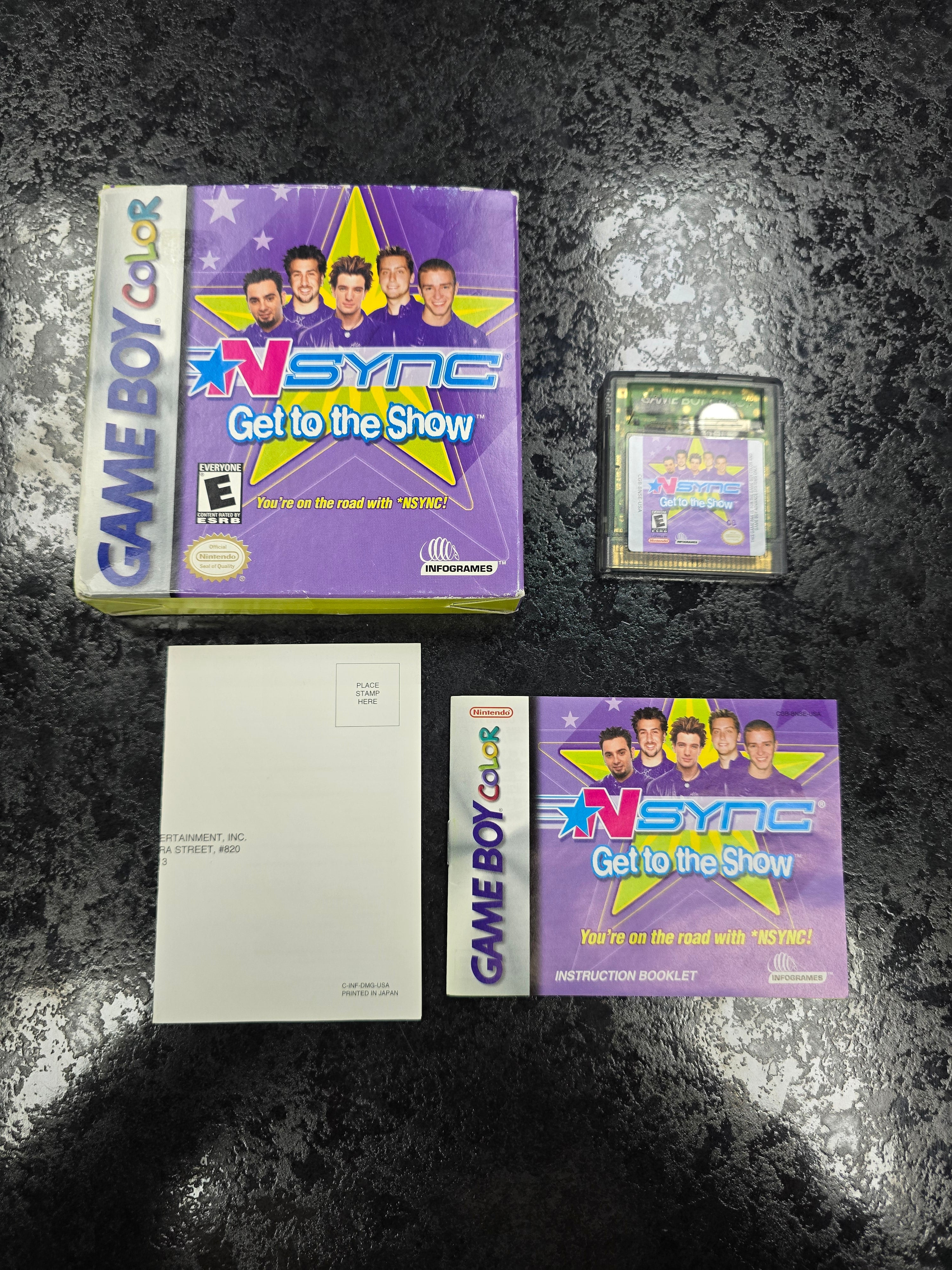 NSYNC Get to the Show - Nintendo Game Boy Color