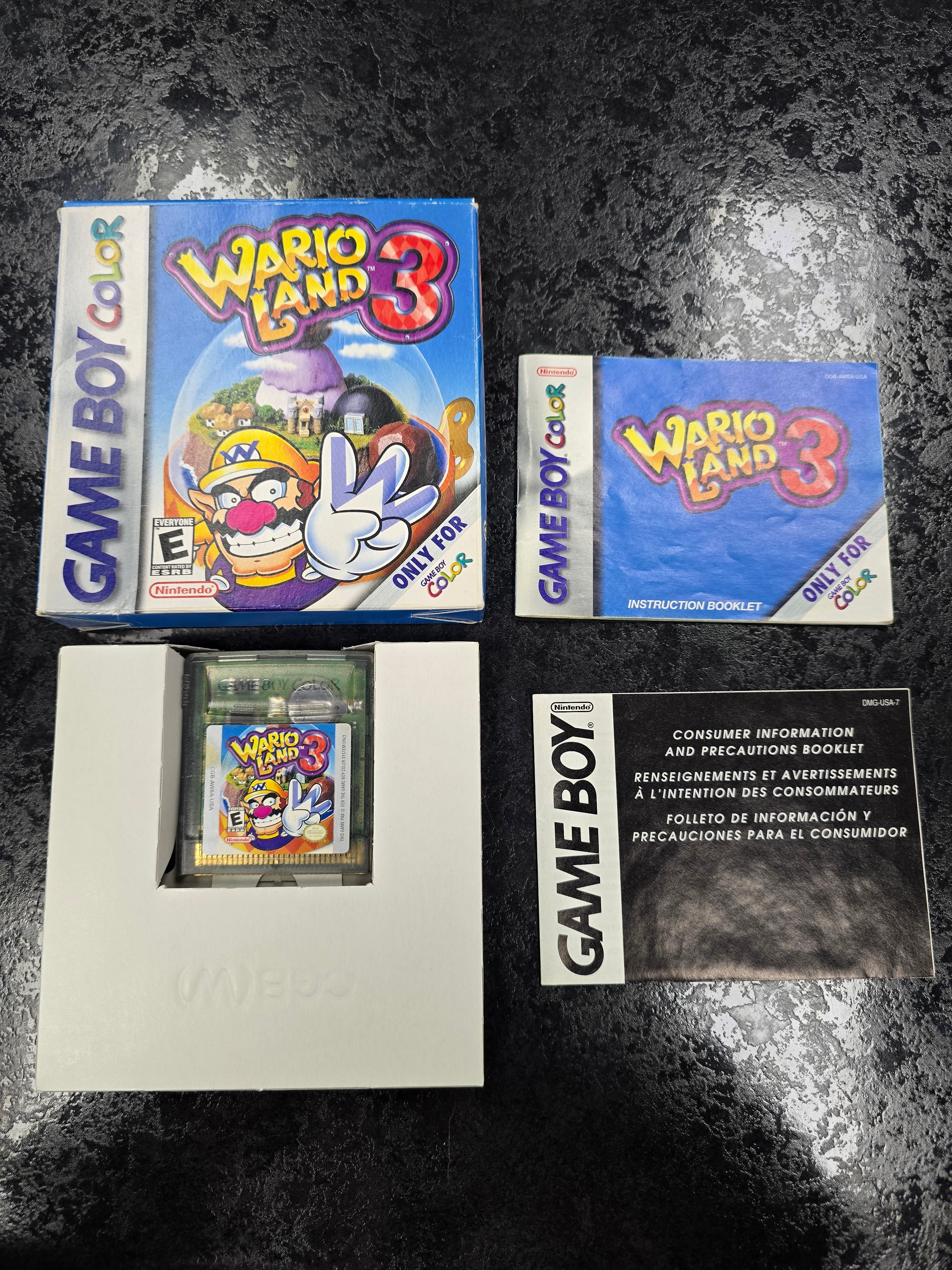 Wario Land 3 - Nintendo Game Boy Color