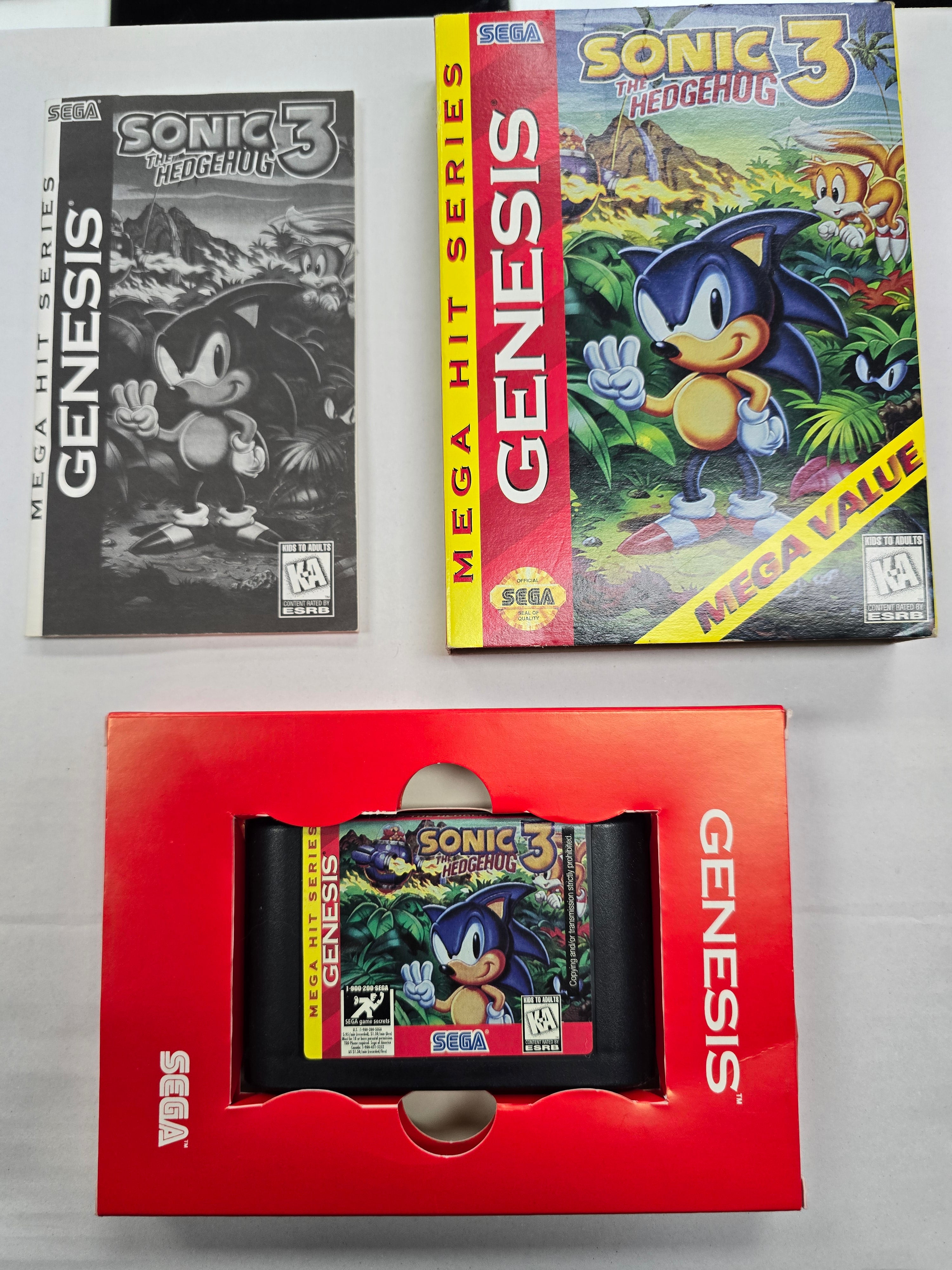 Sonic the Hedgehog 3 - Sega Genesis