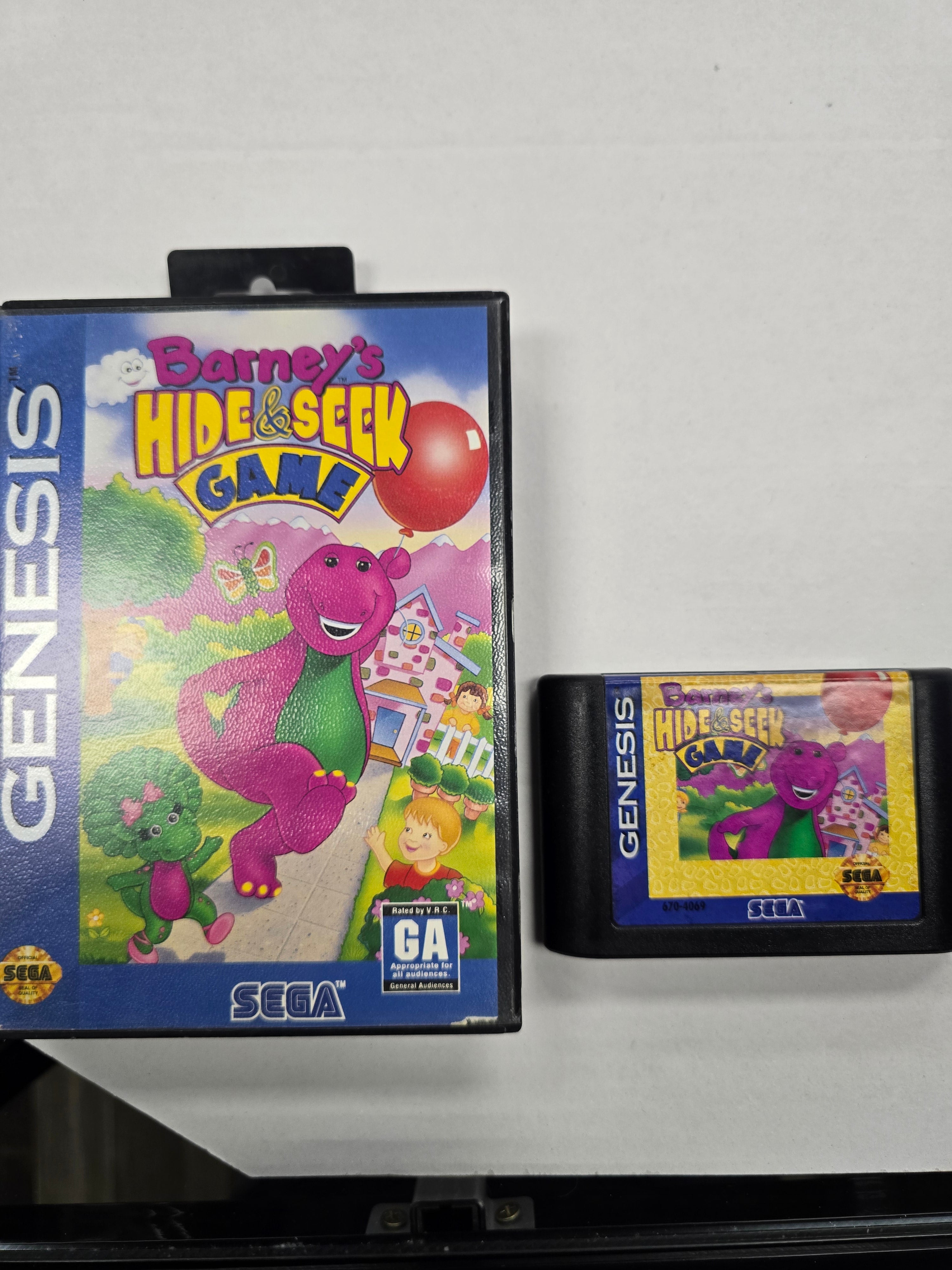 Barney Hide and Seek - Sega Genesis