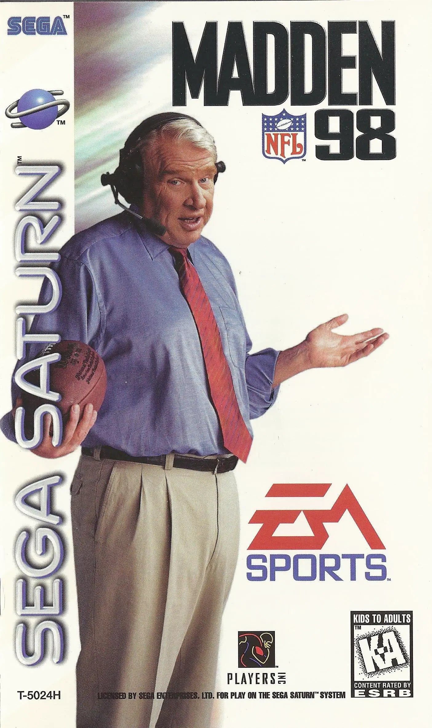 Madden 98 - Sega Saturn