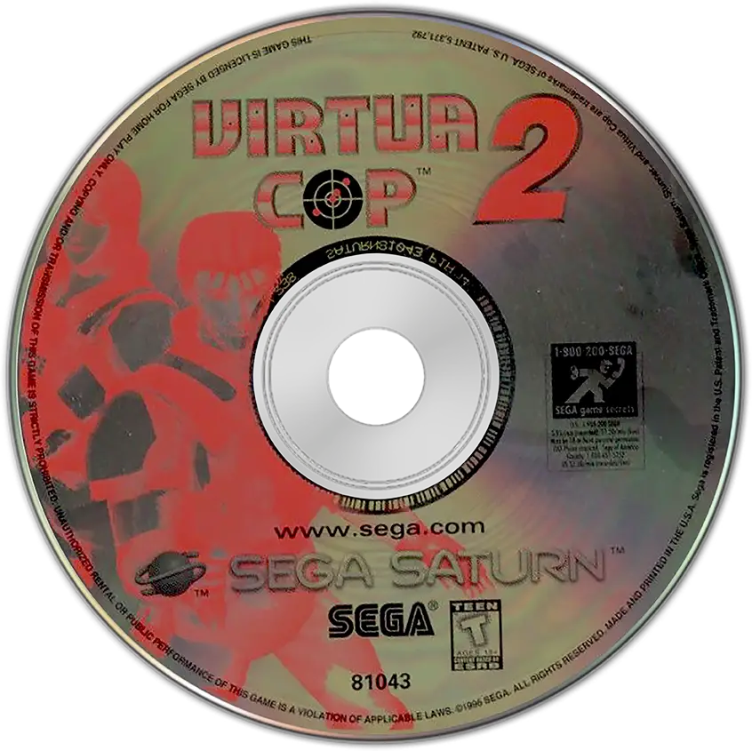 Virtua Cop 2 - Sega Saturn