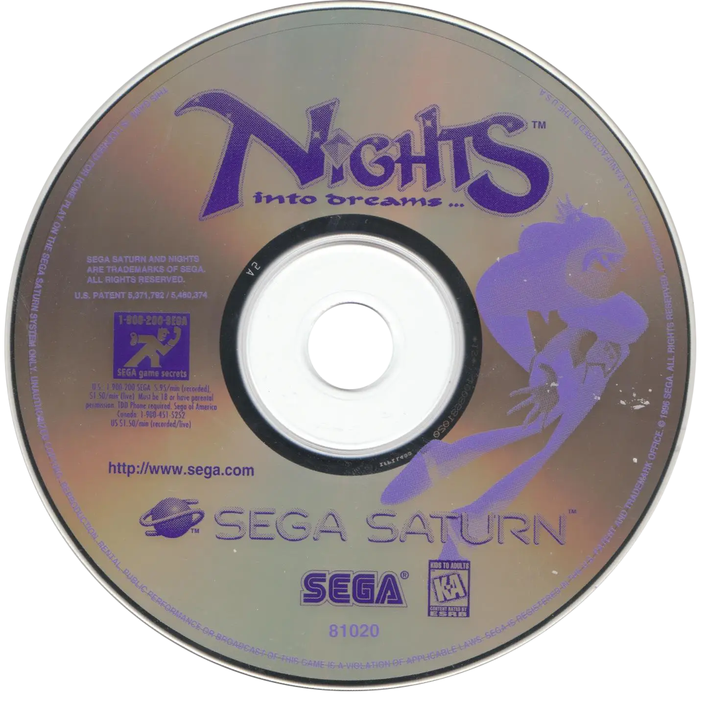 Nights into Dreams - Sega Saturn