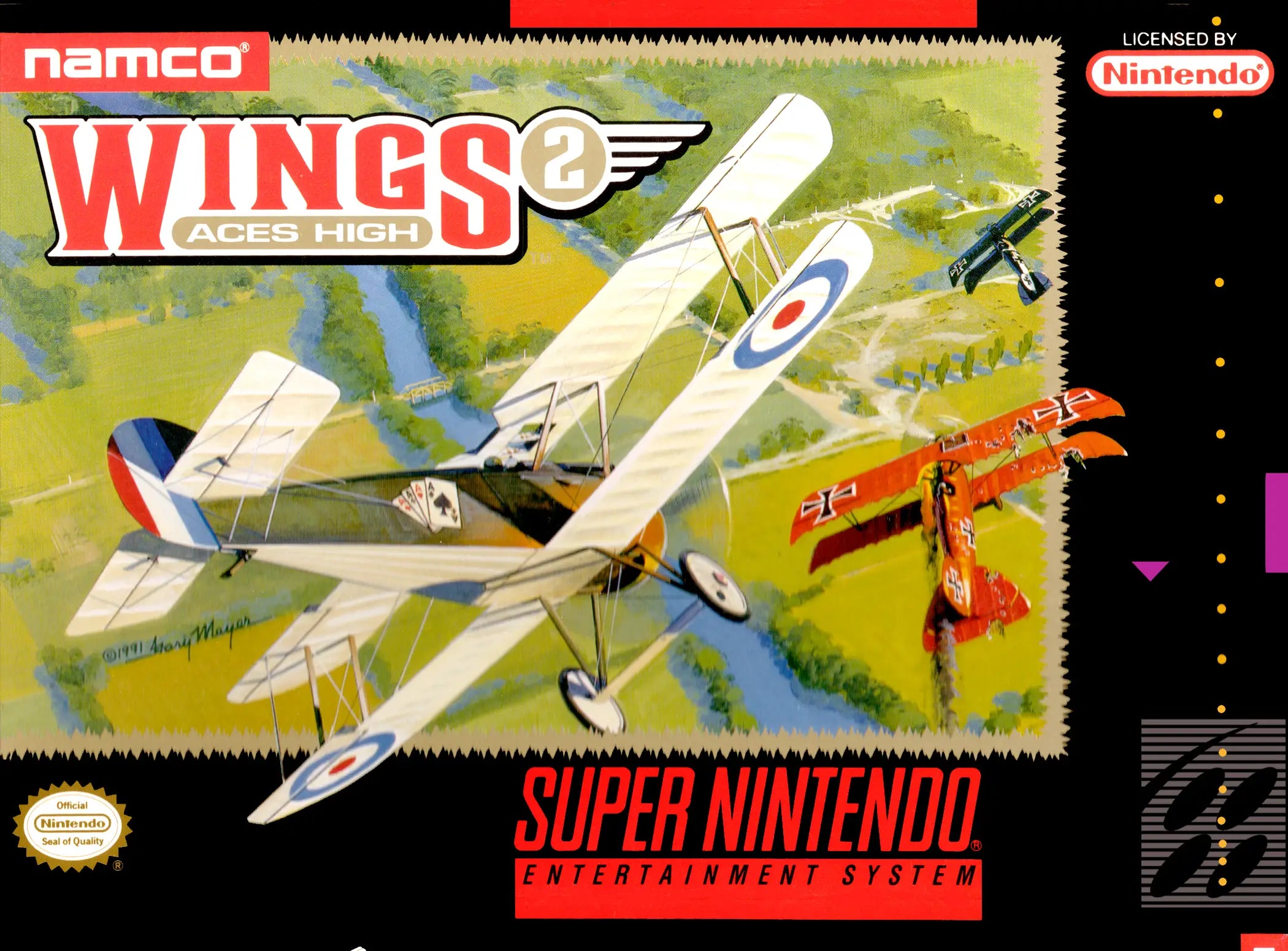 Wings 2 Aces High - Nintendo SNES