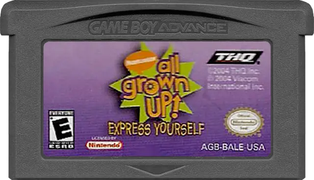 Nickelodeon All Grown Up Express Yourself - Nintendo Game Boy Advance