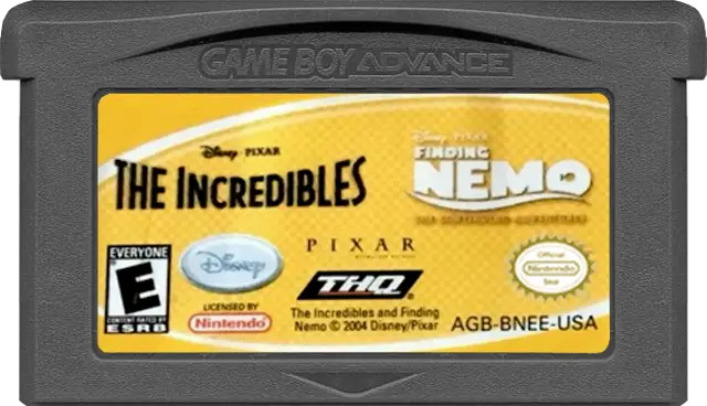 The Incredibles and Finding Nemo - Nintendo Game Boy Advance
