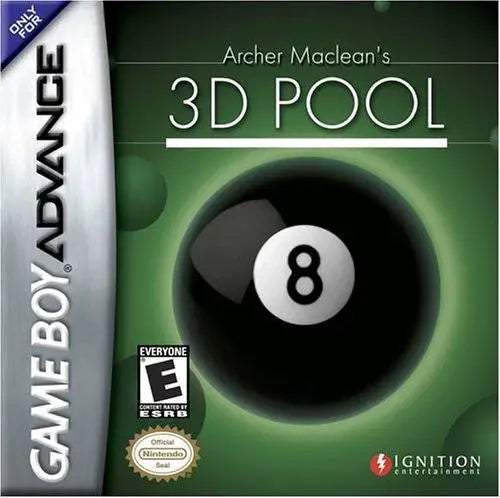 3D Pool - Nintendo Game Boy Advance