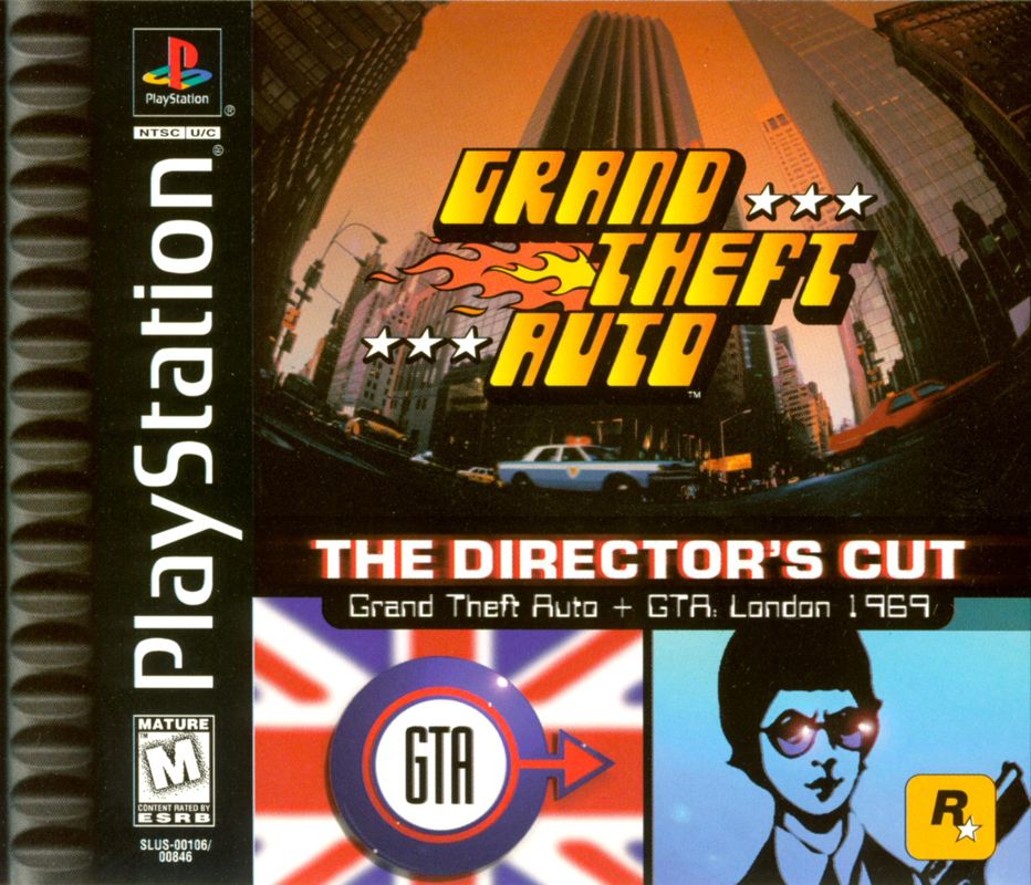 Grand Theft Auto GTA Director's Cut - Sony PlayStation 1 (PS1)