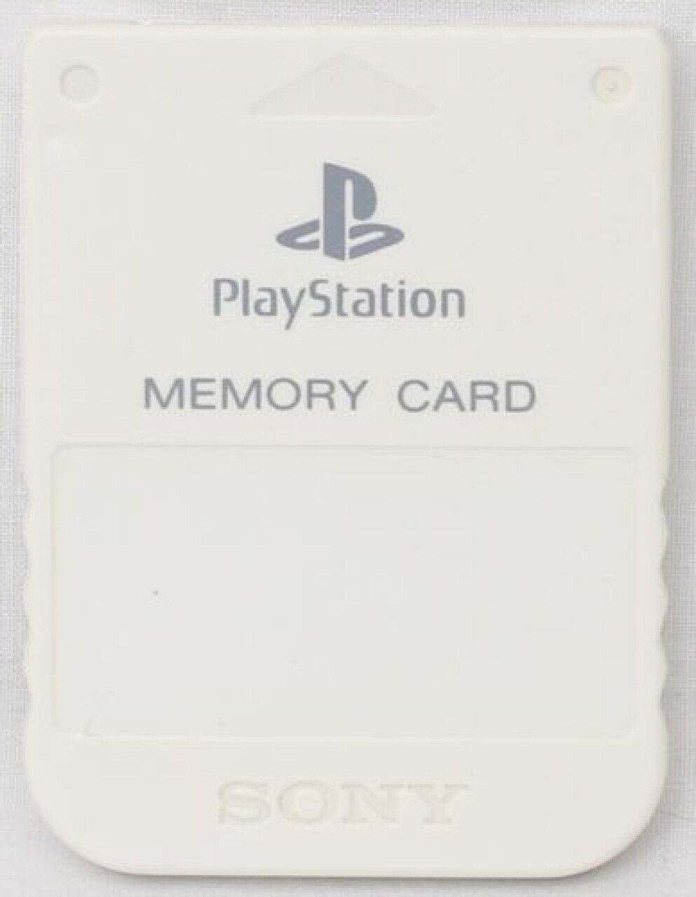 Sony PlayStation 1 PS1 Memory Card Ivory White (SCPH-1020)