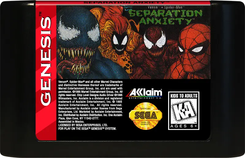 Separation Anxiety - Sega Genesis