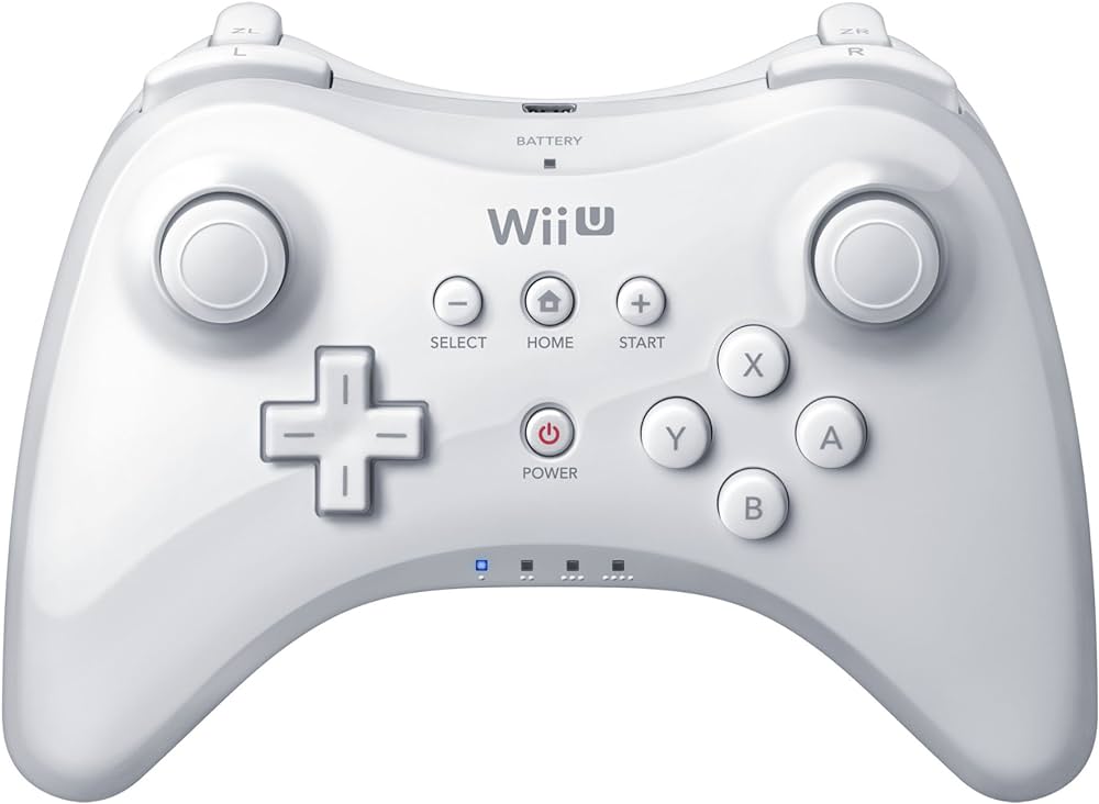Nintendo Wii U White Pro Controller (WUP-005)