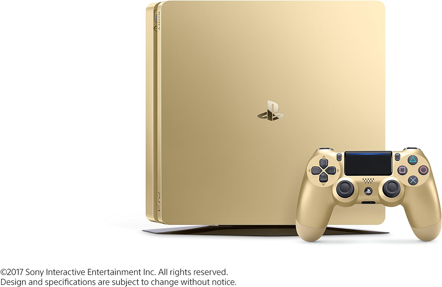 Sony PlayStation 4 PS4 Gold Slim Console Bundle