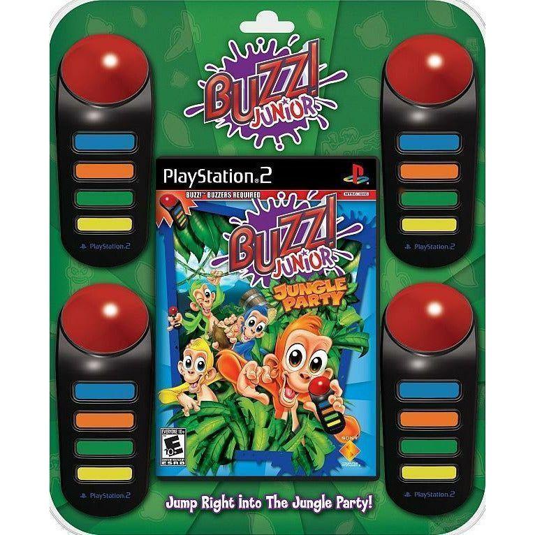 Buzz Junior Jungle Party Buzzer Pack - Sony PlayStation 2 (PS2)