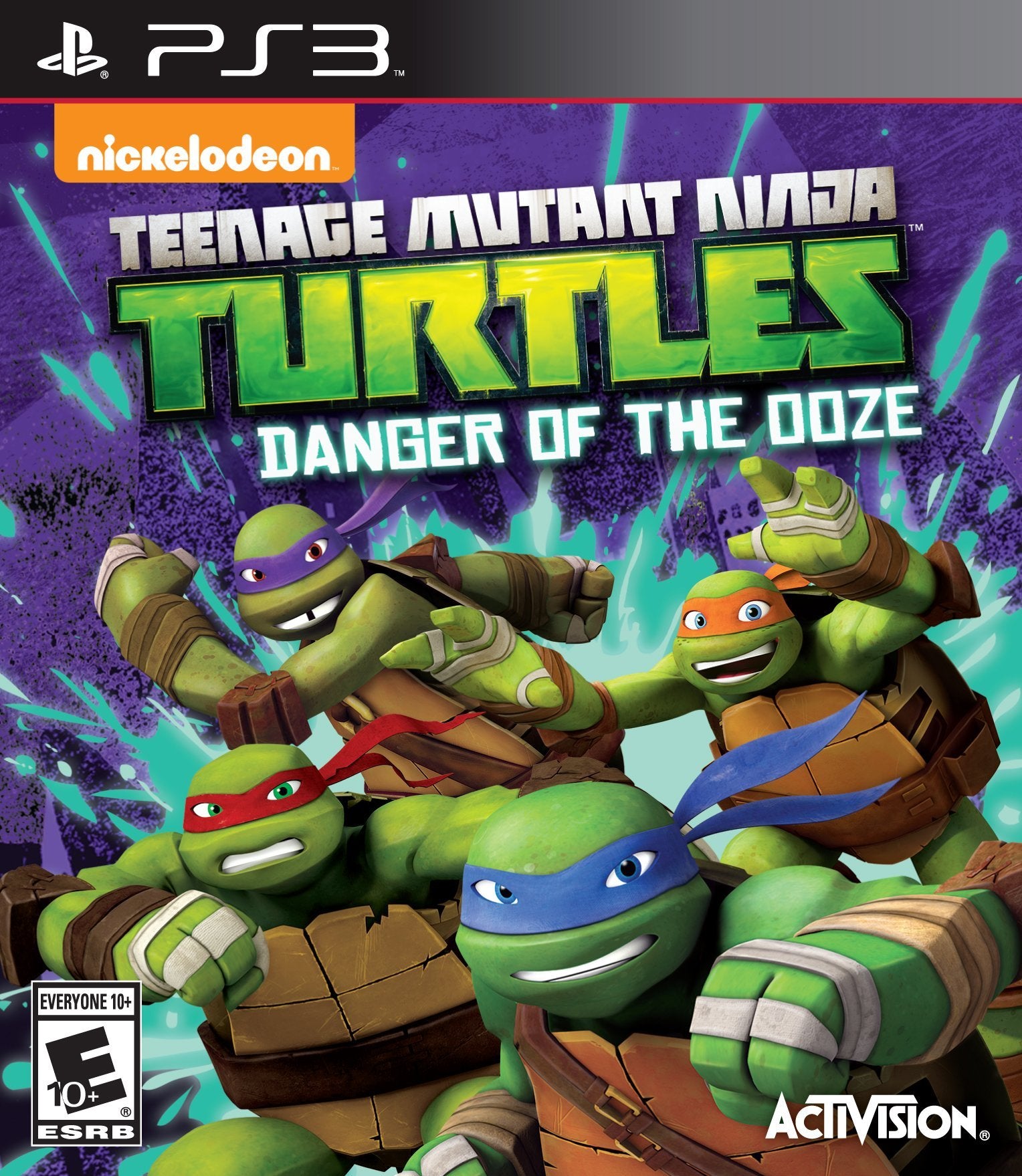 Teenage Mutant Ninja Turtles Danger of the Ooze - Sony PlayStation 3 (PS3)