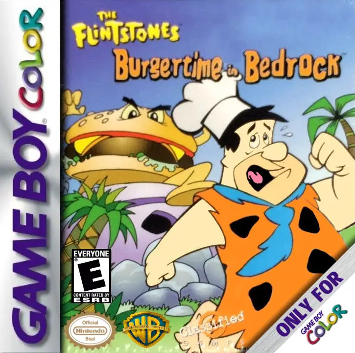 The Flintstones Burgertime in Bedrock - Nintendo Game Boy Color