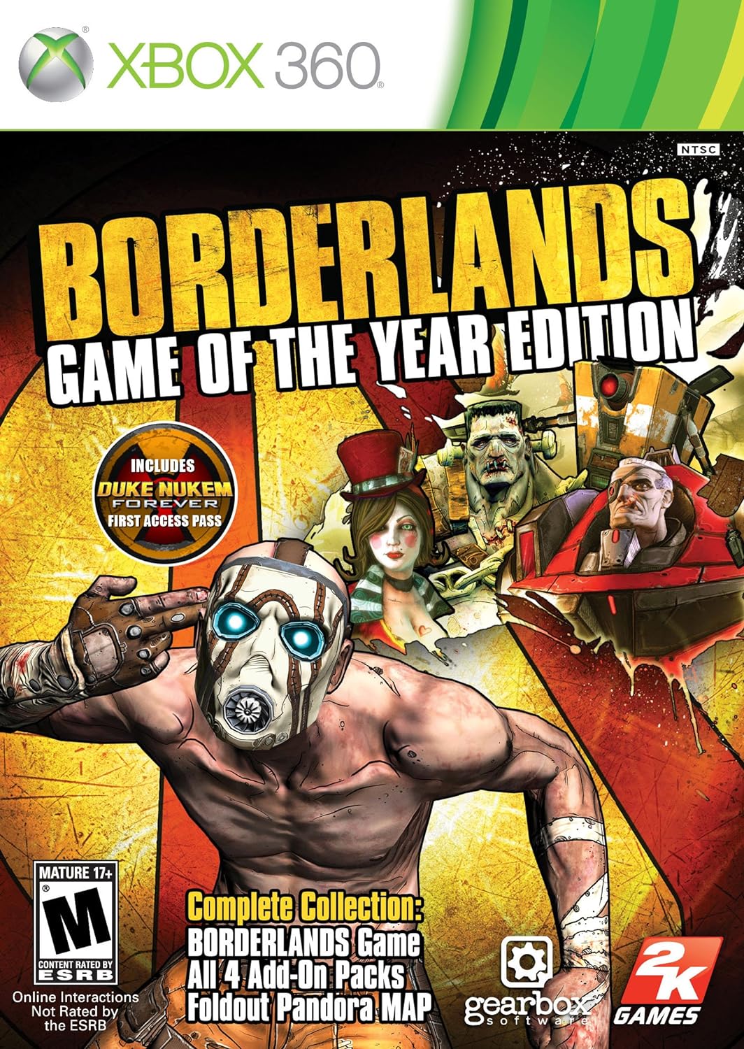 Borderlands: Game of the Year - Microsoft Xbox 360