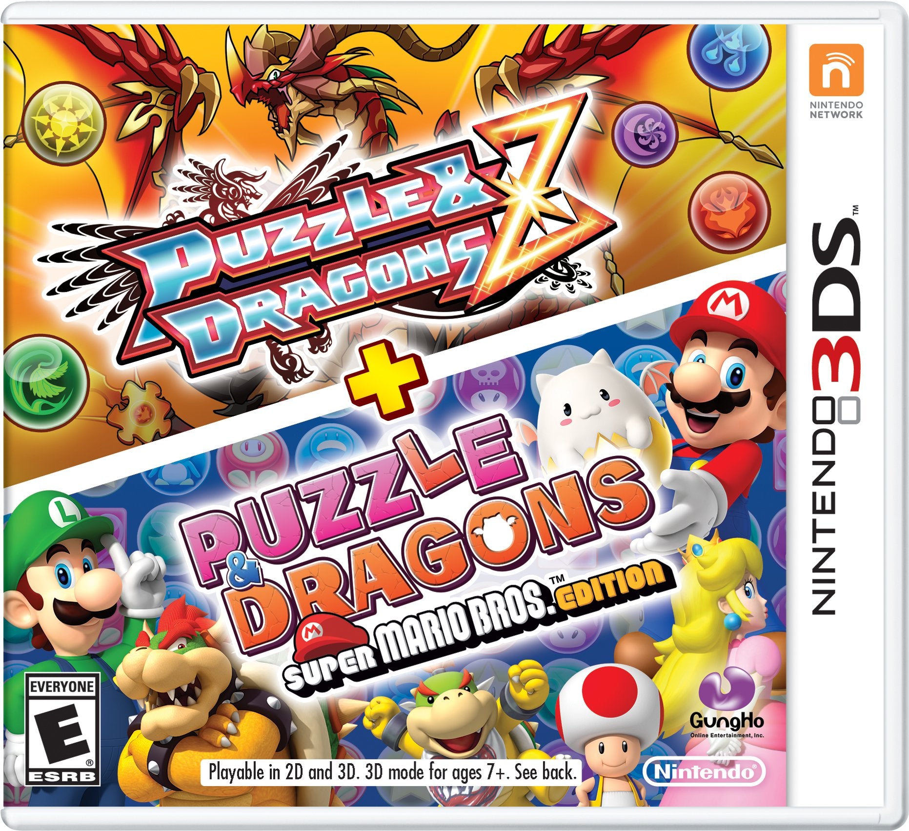 Puzzle & Dragons Z + Puzzle & Dragons Super Mario Bros. Edition - Nintendo 3DS
