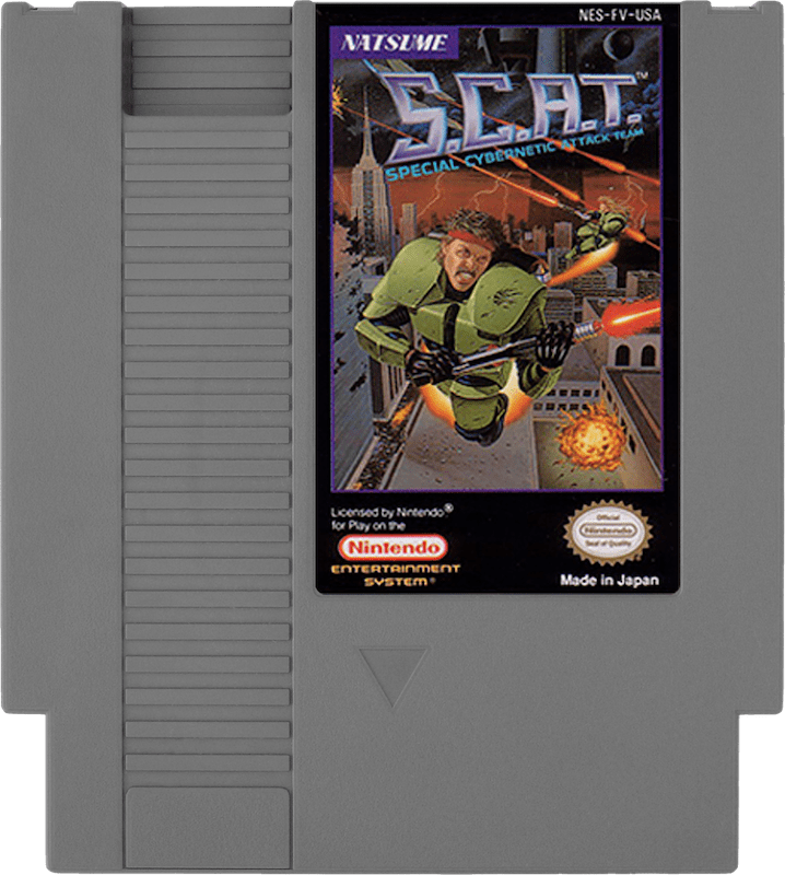SCAT Special Cybernetic Attack Team - Nintendo NES