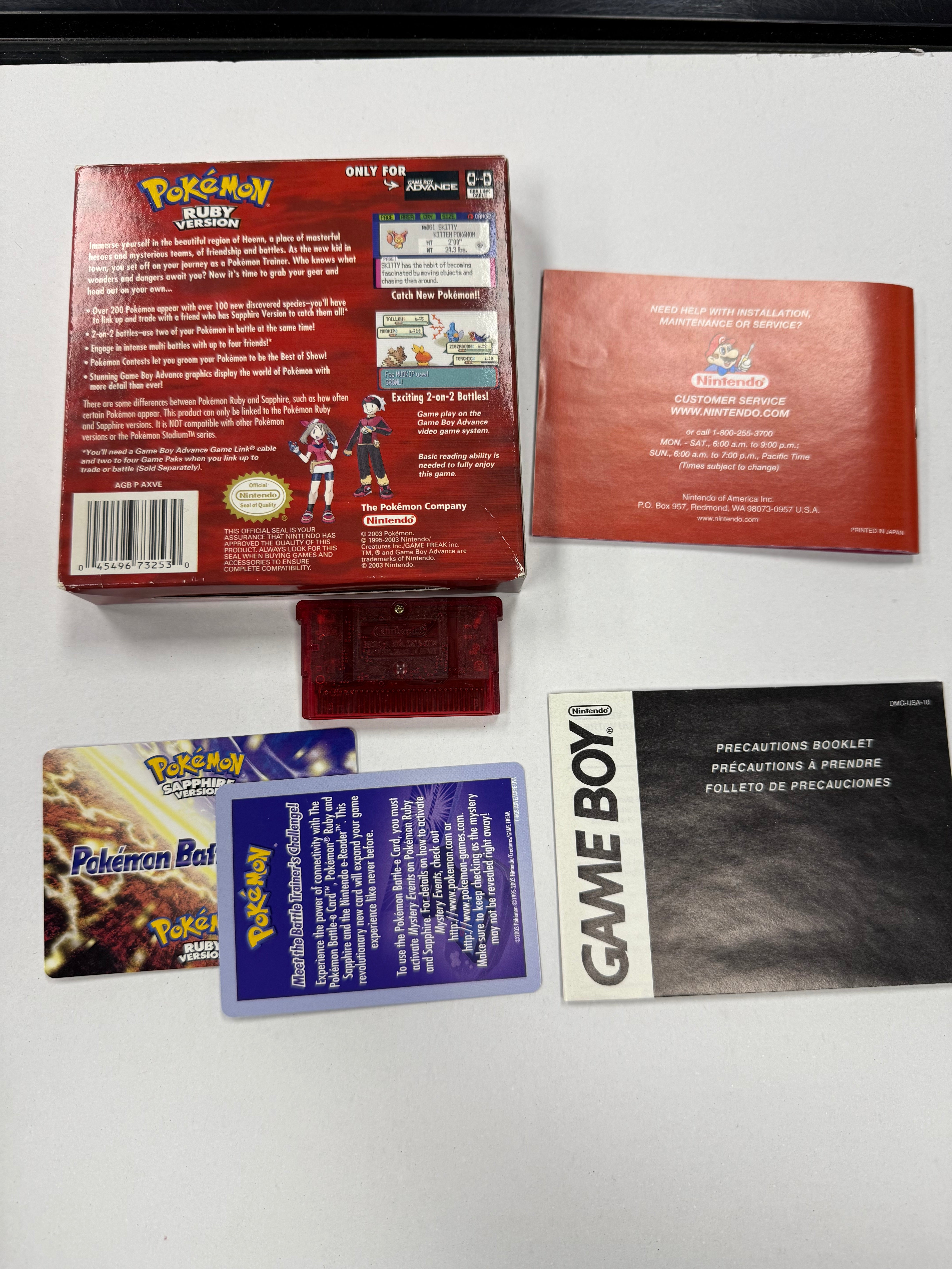 Pokemon Ruby - Nintendo Game Boy Advance