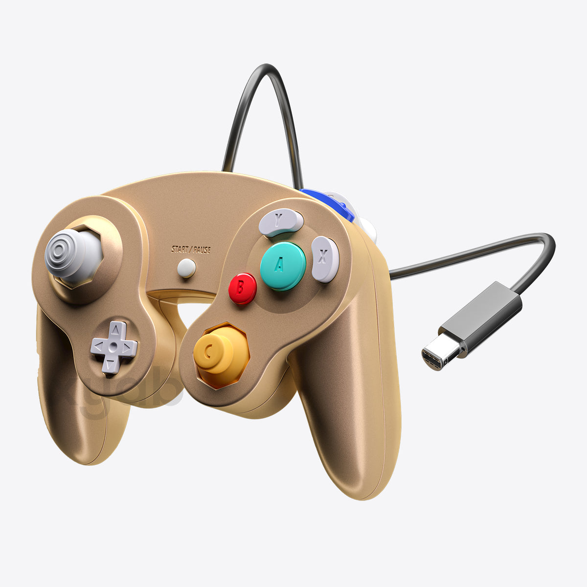 Ultimate Gamecube Gold Wired Controller