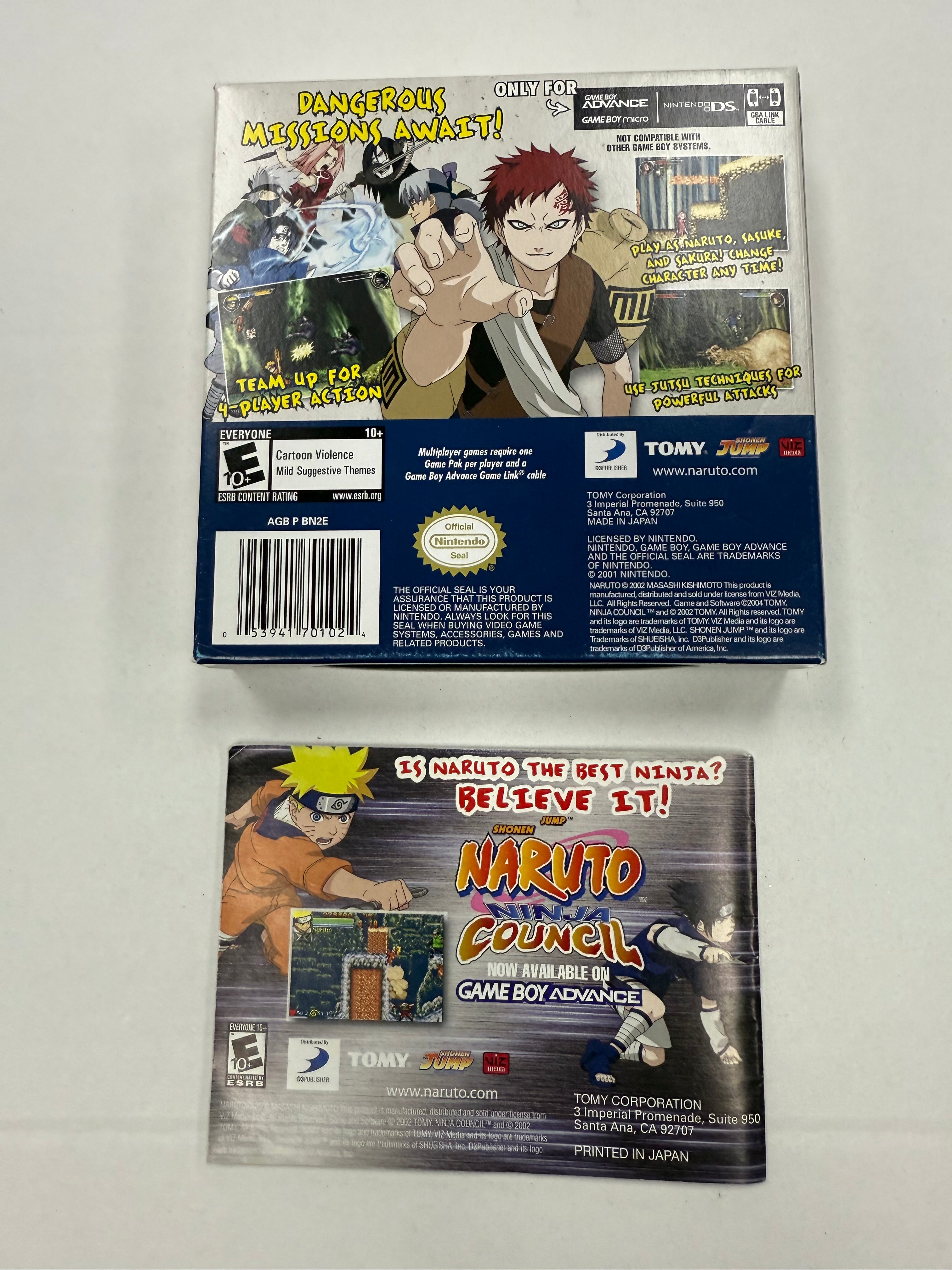 Naruto Ninja Council 2 - Nintendo Game Boy Advance