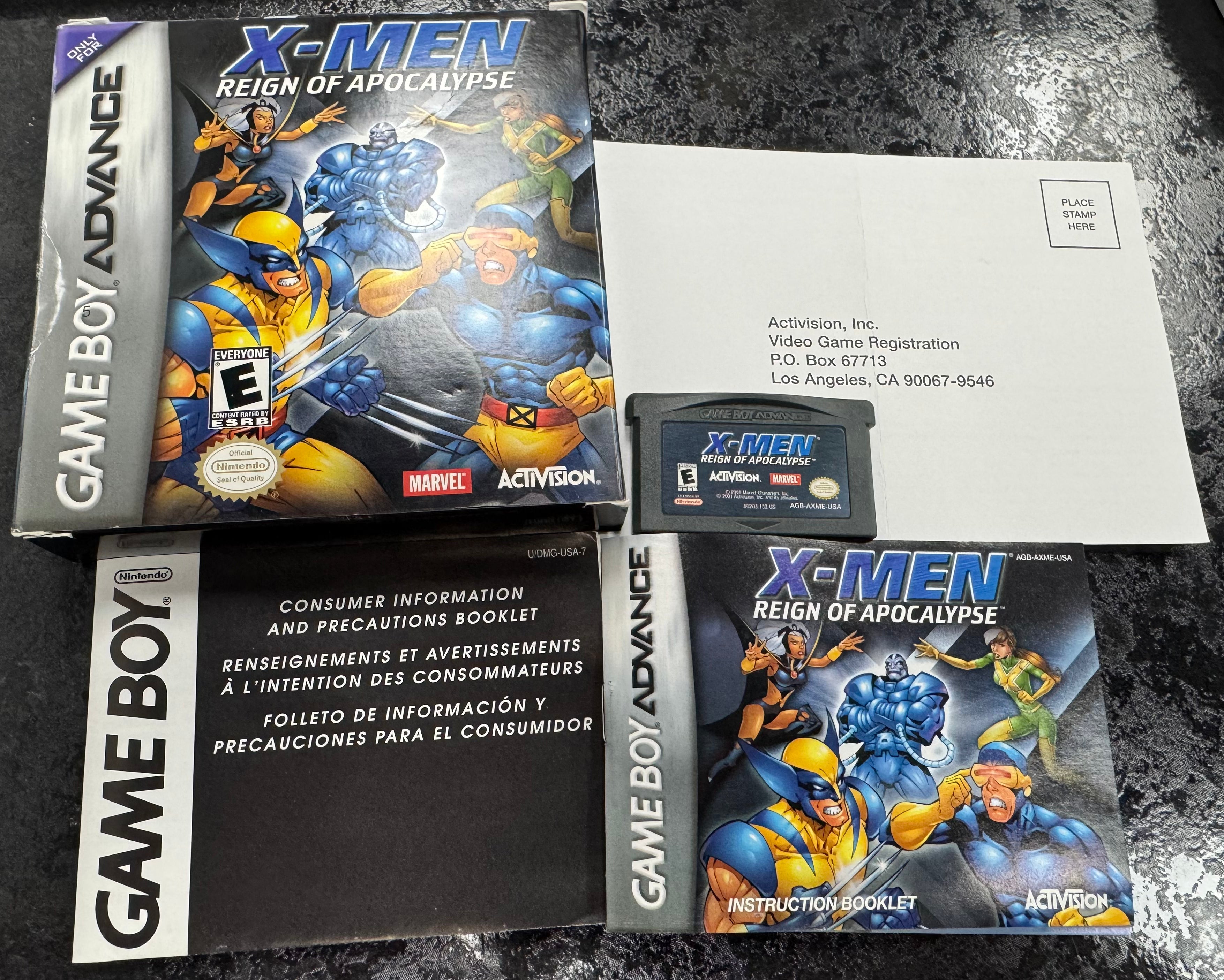 X-men Reign of Apocalypse - Nintendo Game Boy Advance