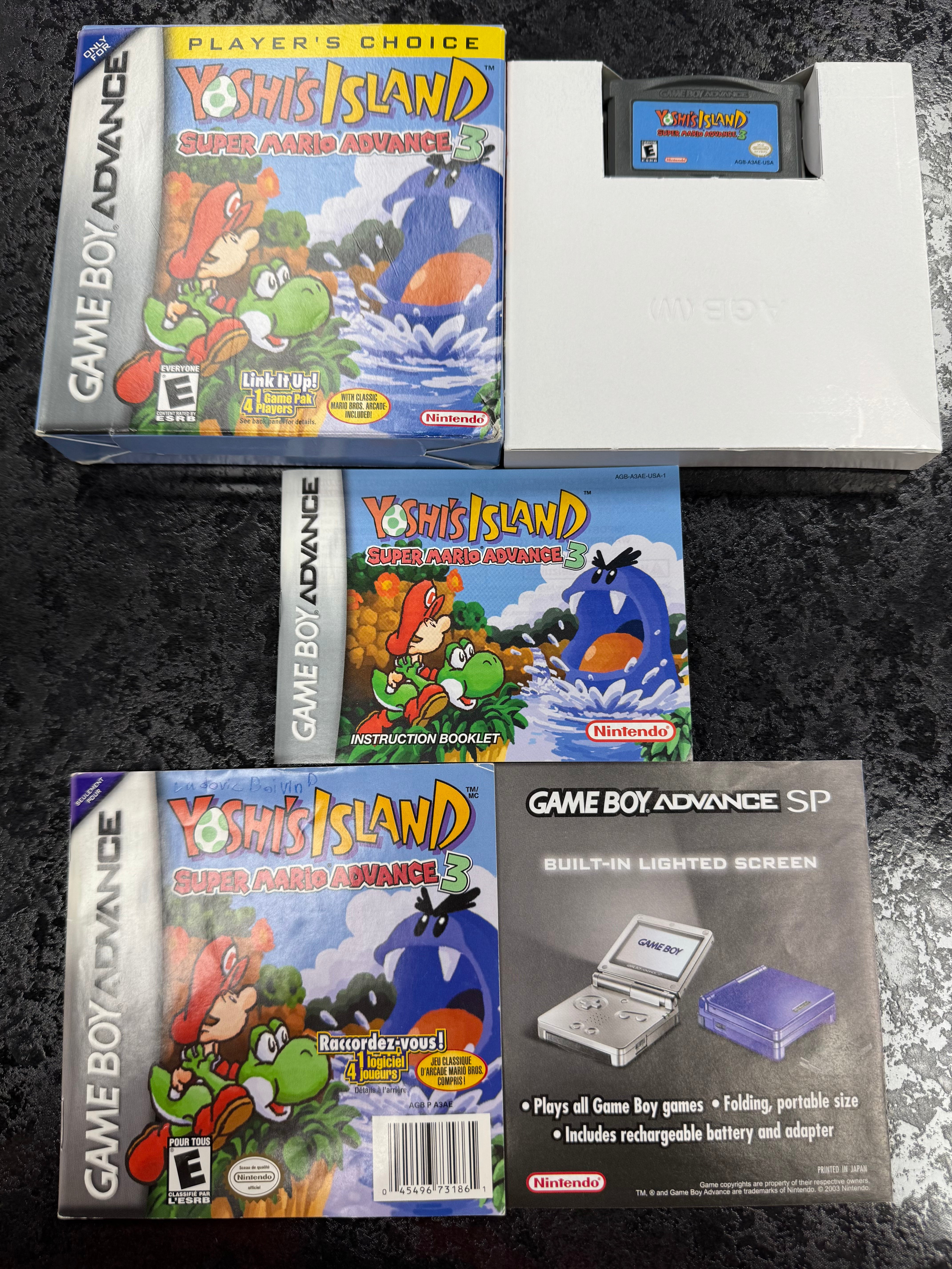 Super Mario Advance 3 Yoshi's Island - Nintendo Game Boy Advance