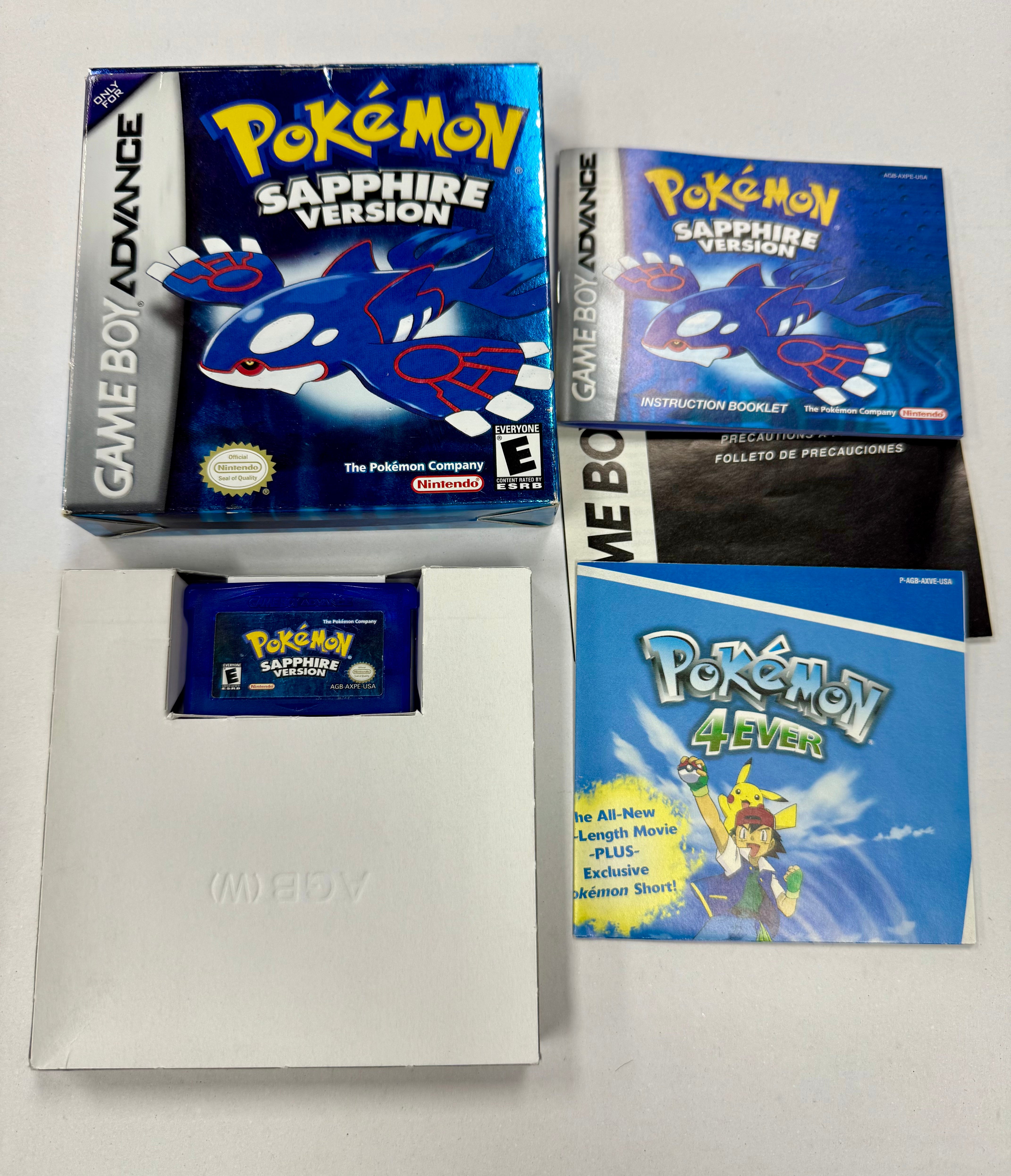 Pokemon Sapphire - Nintendo Game Boy Advance