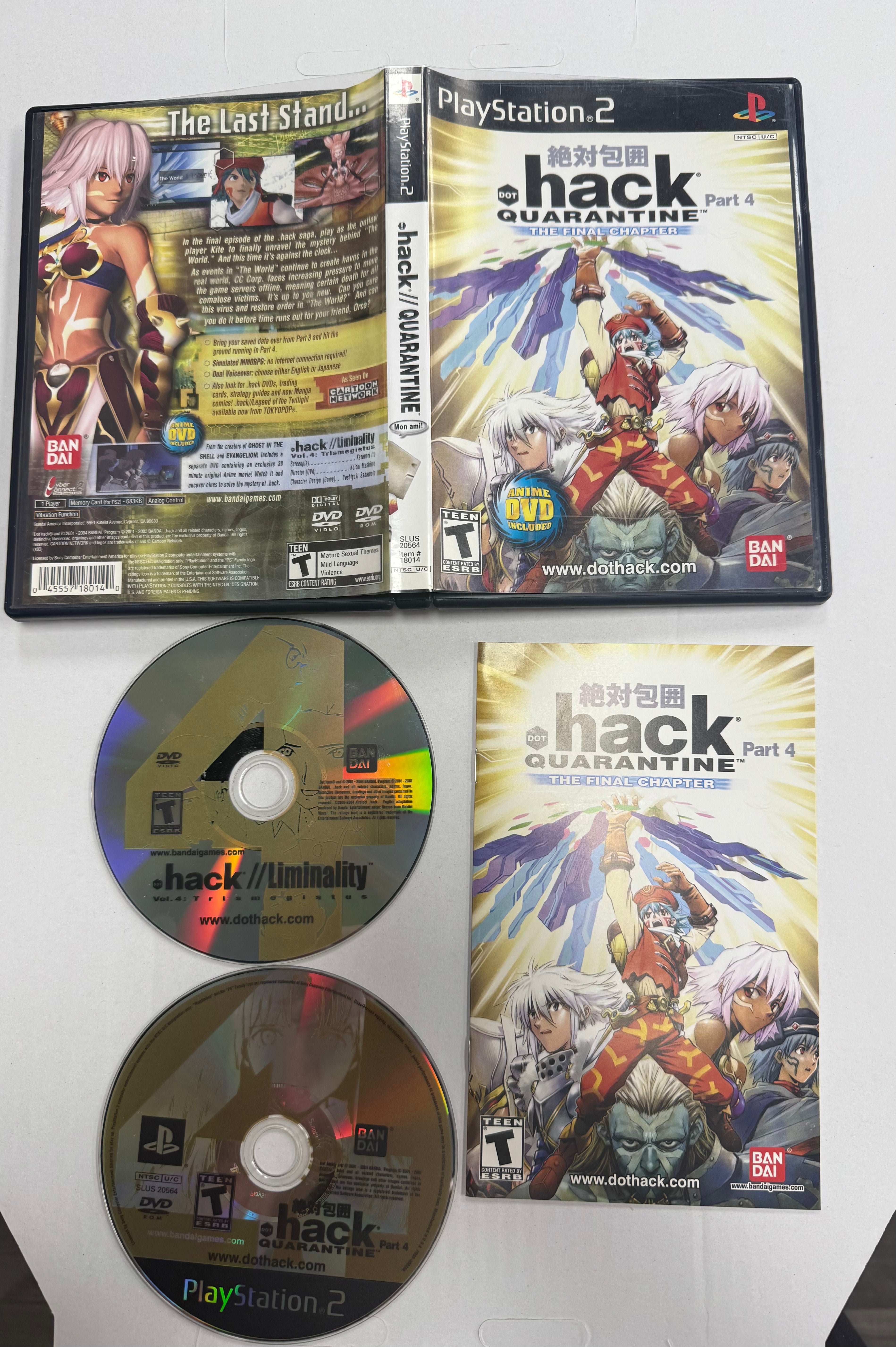 .hack Quarantine - Sony PlayStation 2 (PS2)