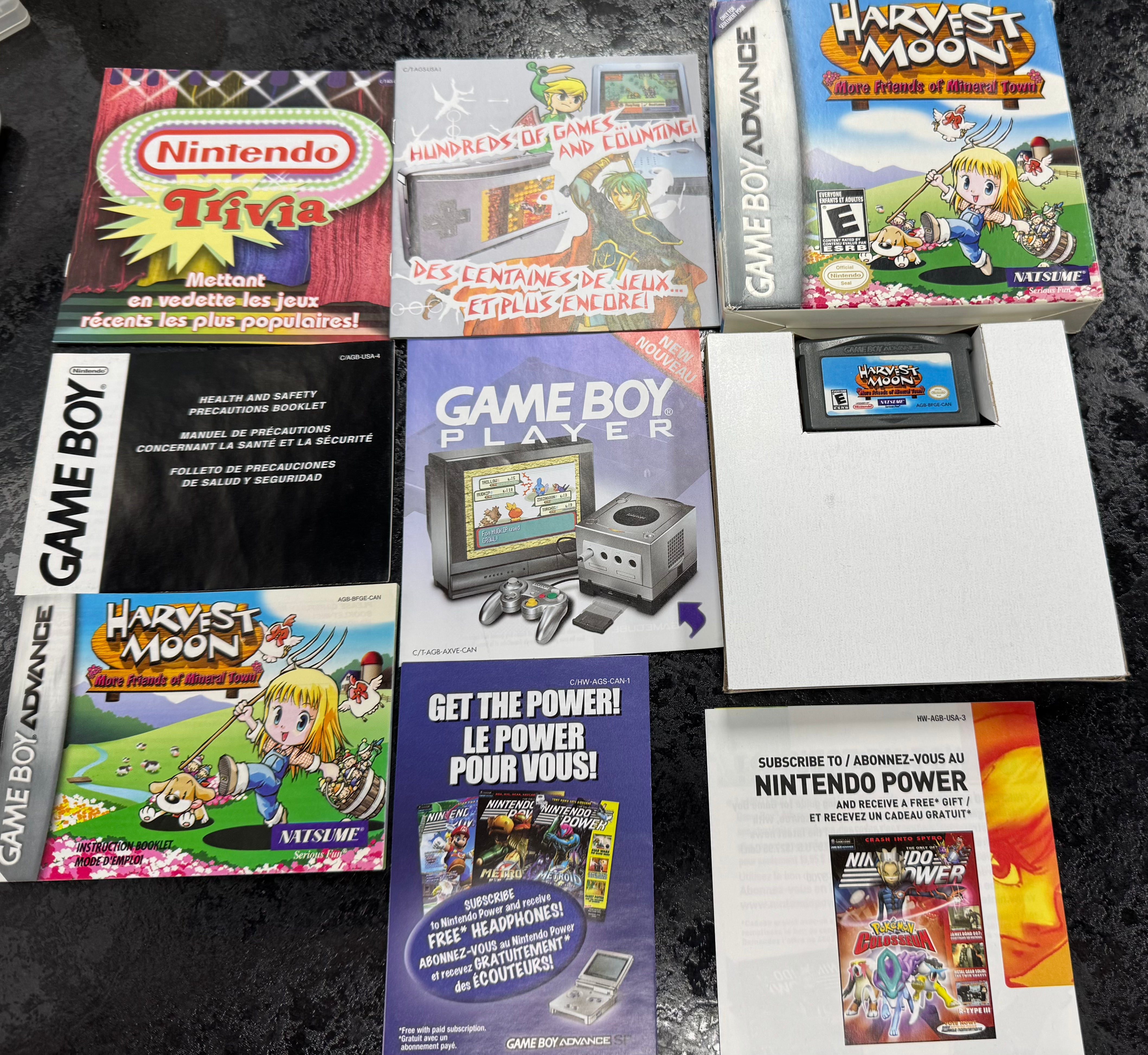 Harvest Moon More Friends of Mineral Town - Nintendo Game Boy Advance
