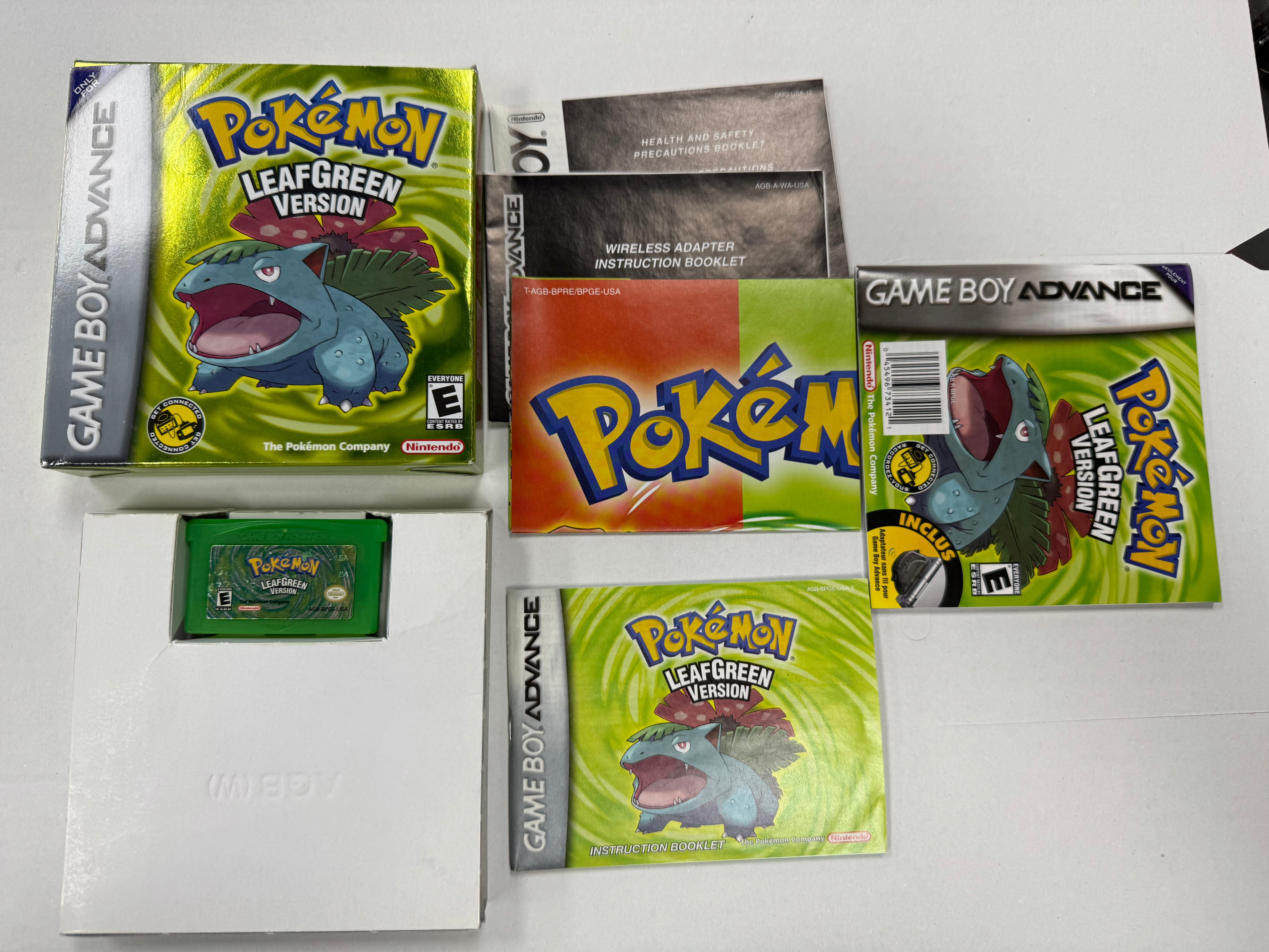 Pokemon Leaf Green - Nintendo Game Boy Advance