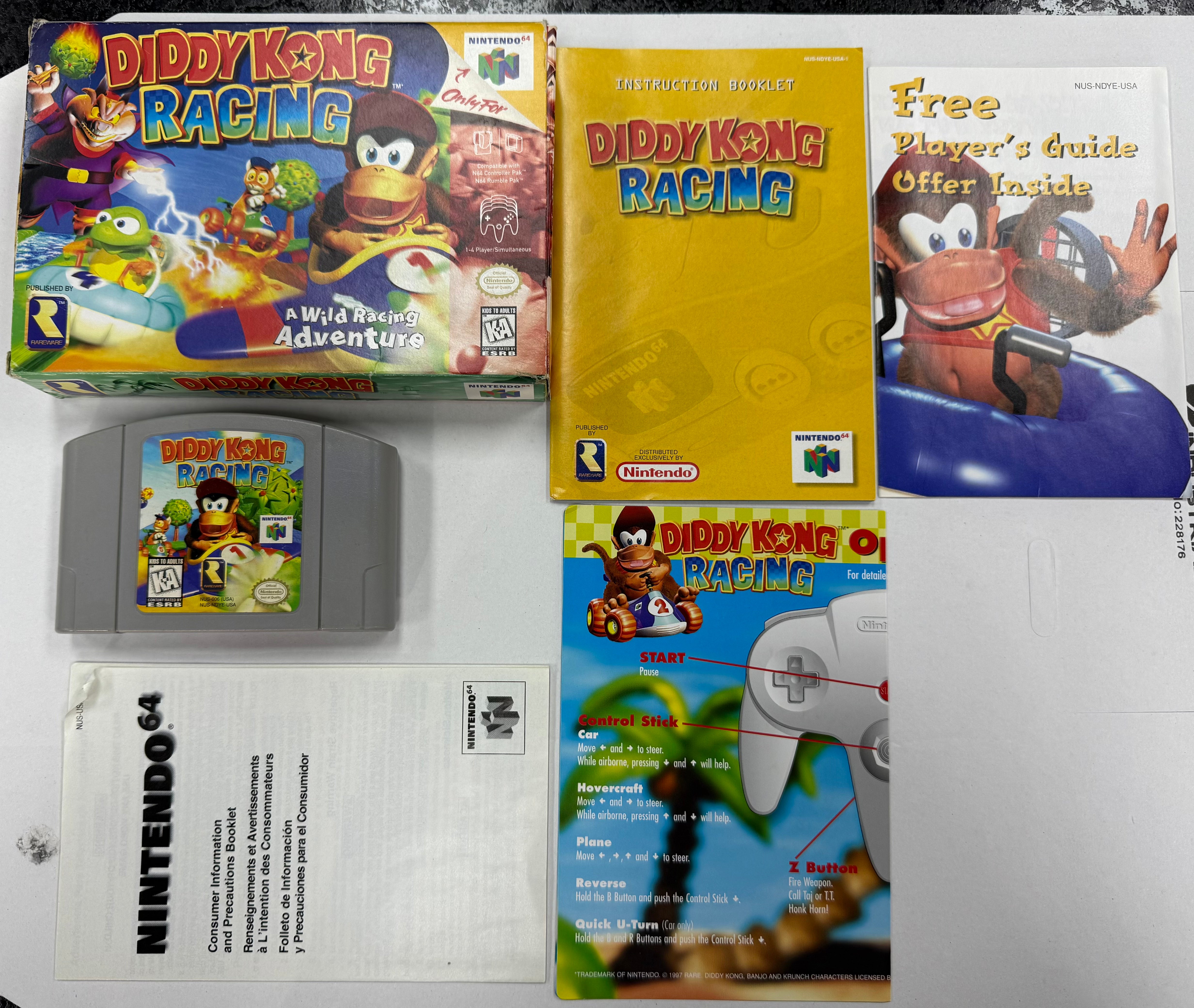 Diddy Kong Racing - Nintendo N64