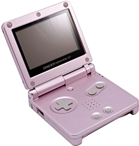 Nintendo Game Boy Advance GBA SP Pearl Pink Handheld Console (AGS-001)