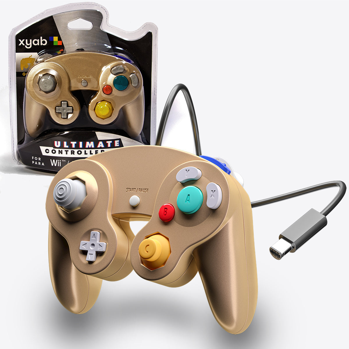 Ultimate Gamecube Gold Wired Controller