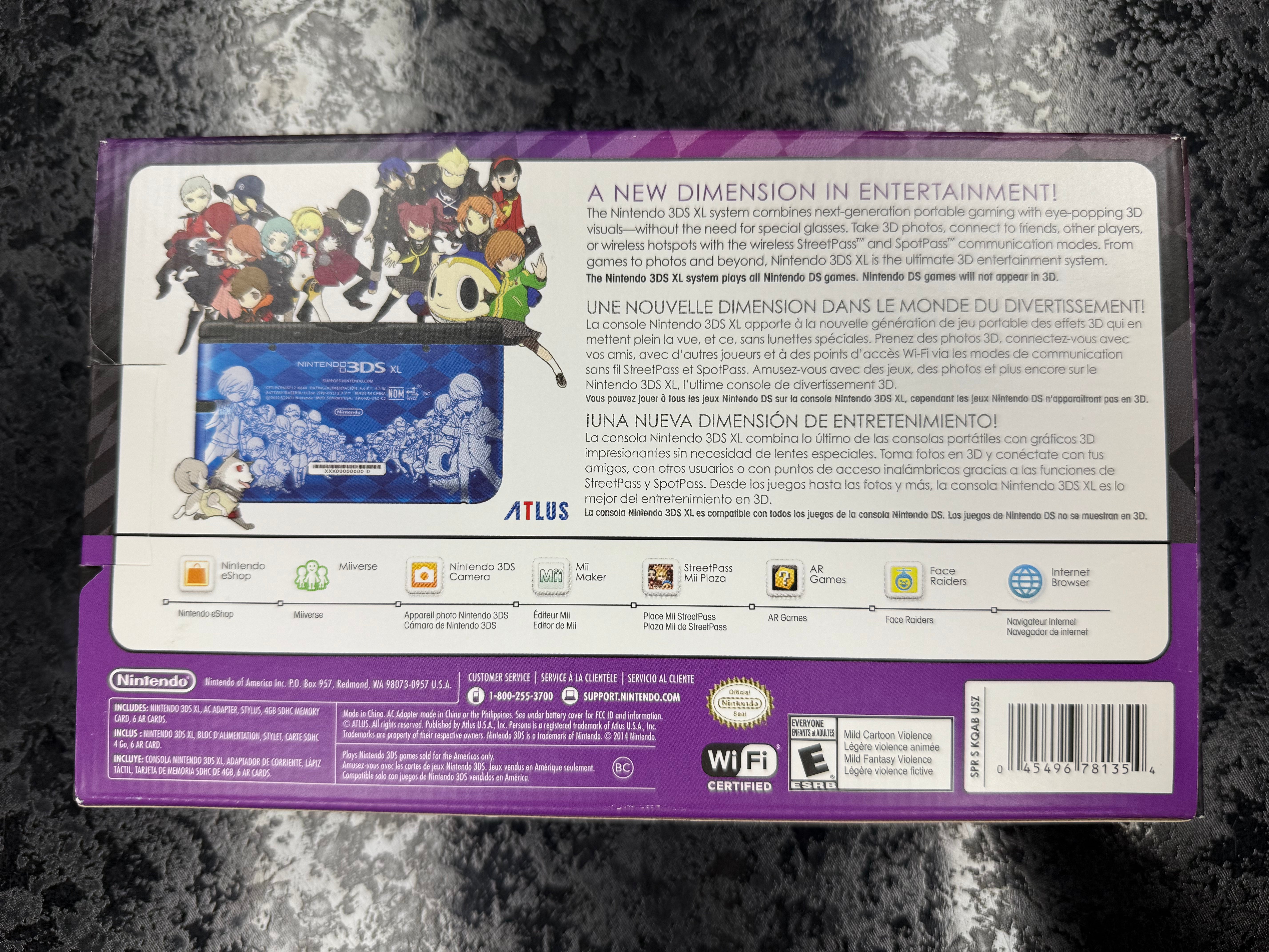 BRAND NEW - 3DS XL Console: Persona Q Edition USA