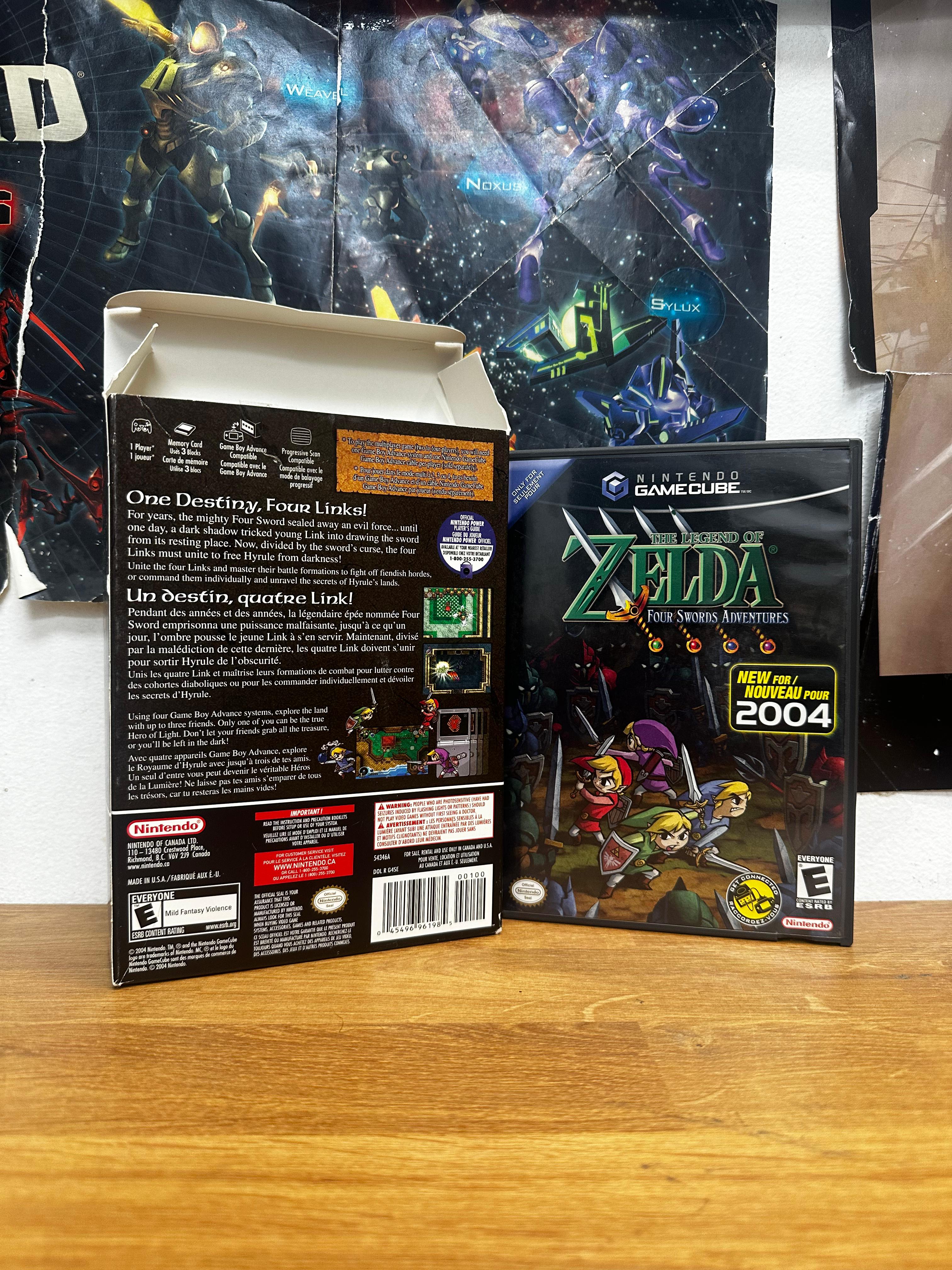 The Legend of Zelda Four Swords Adventures Big Box - Nintendo GameCube