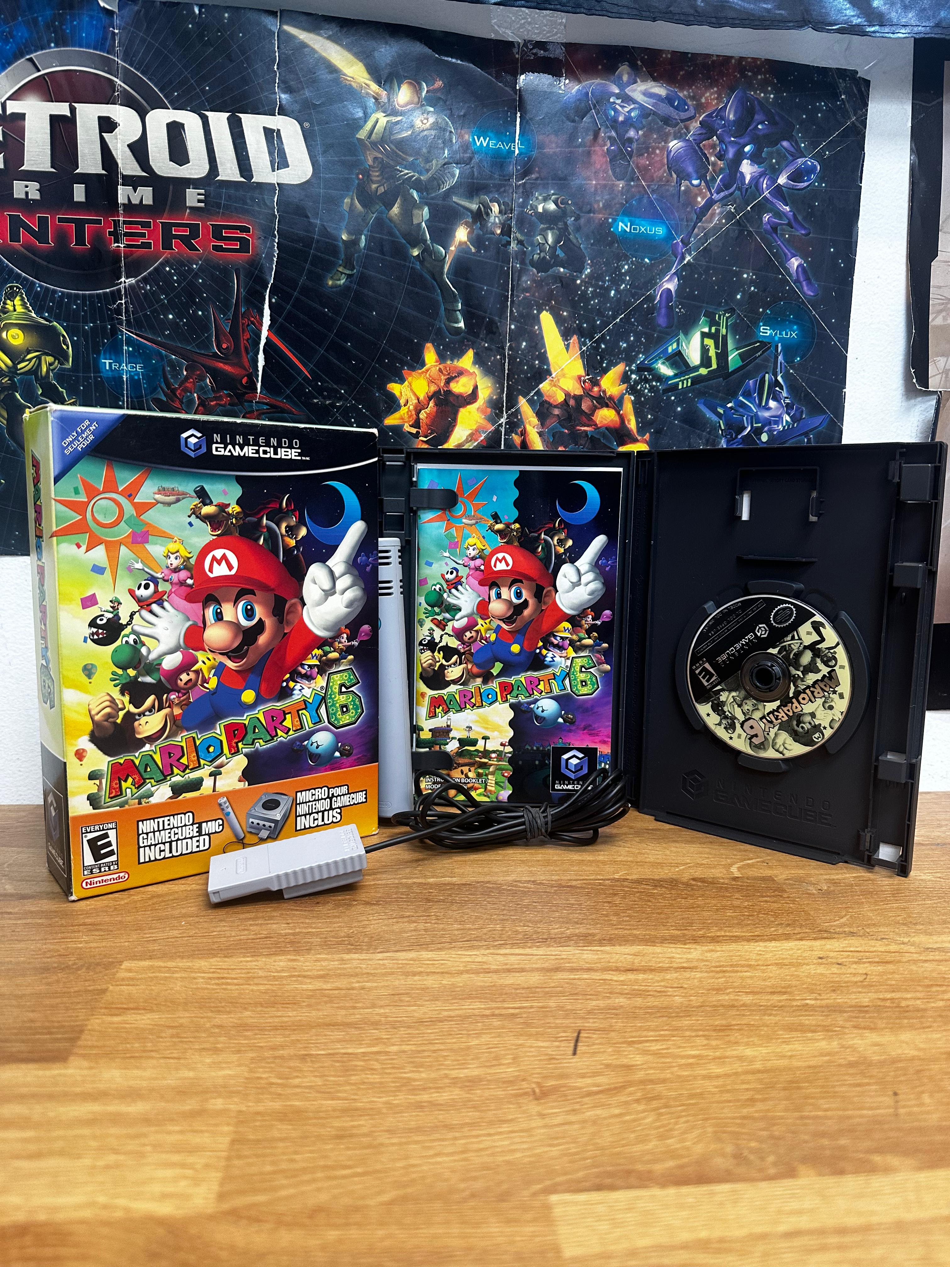 Mario Party 6 - Nintendo GameCube Microphone Bundle